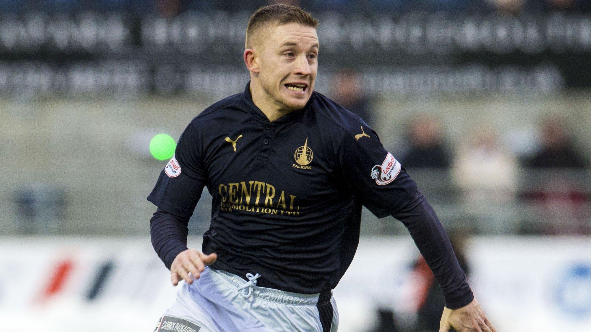 Falkirk striker John Baird