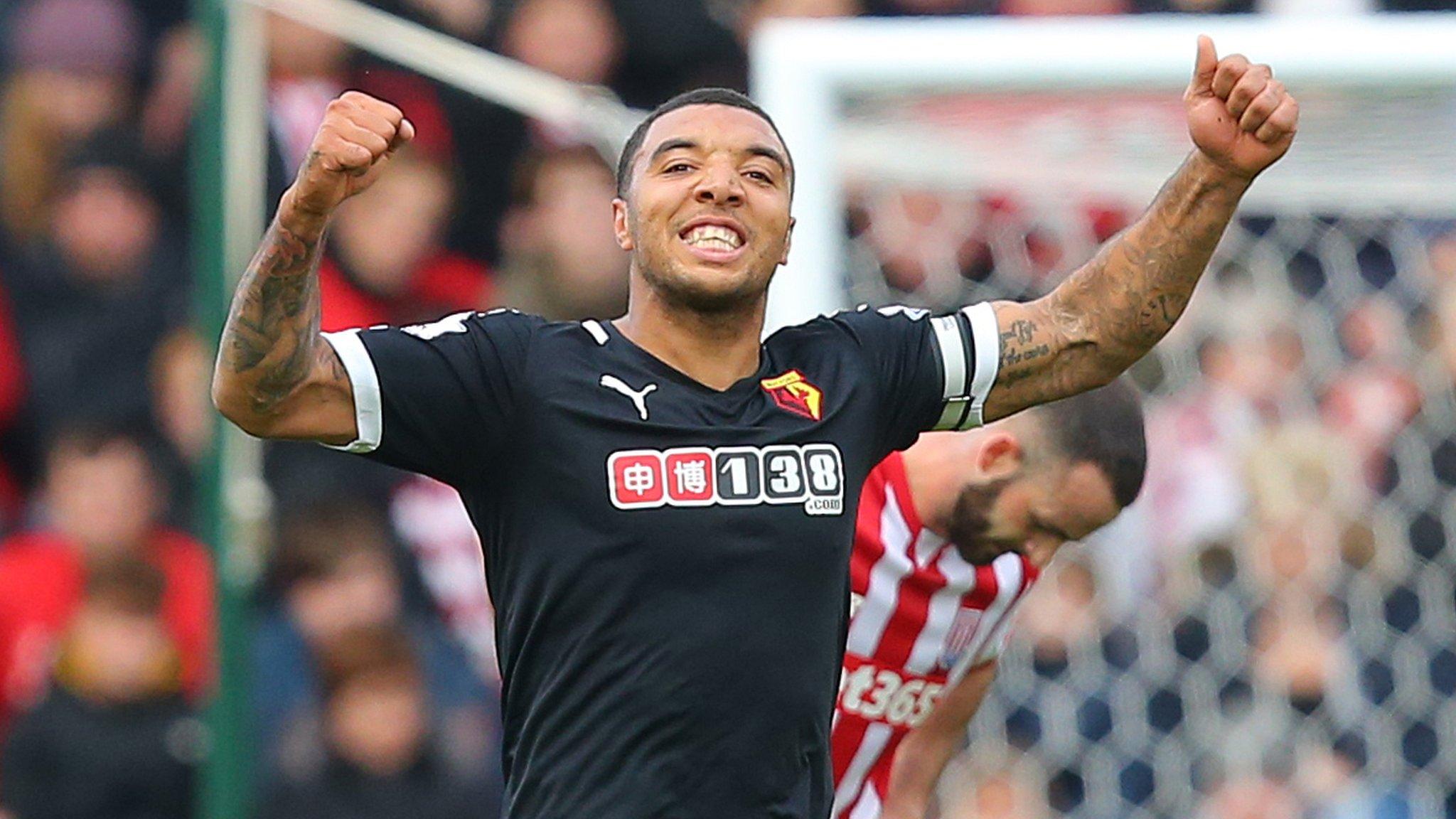 Troy Deeney celebrates