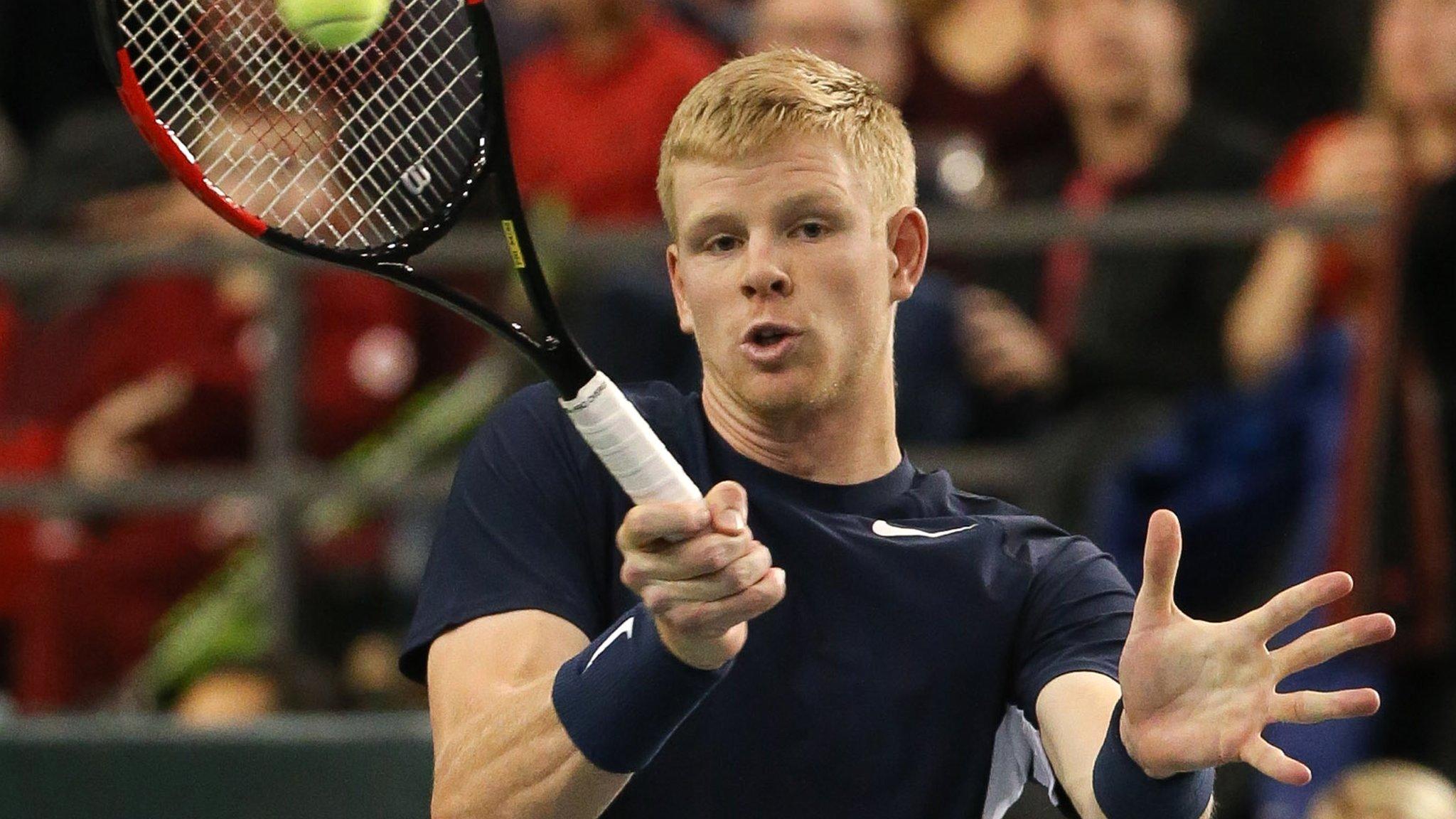 Kyle Edmund of Great Britain