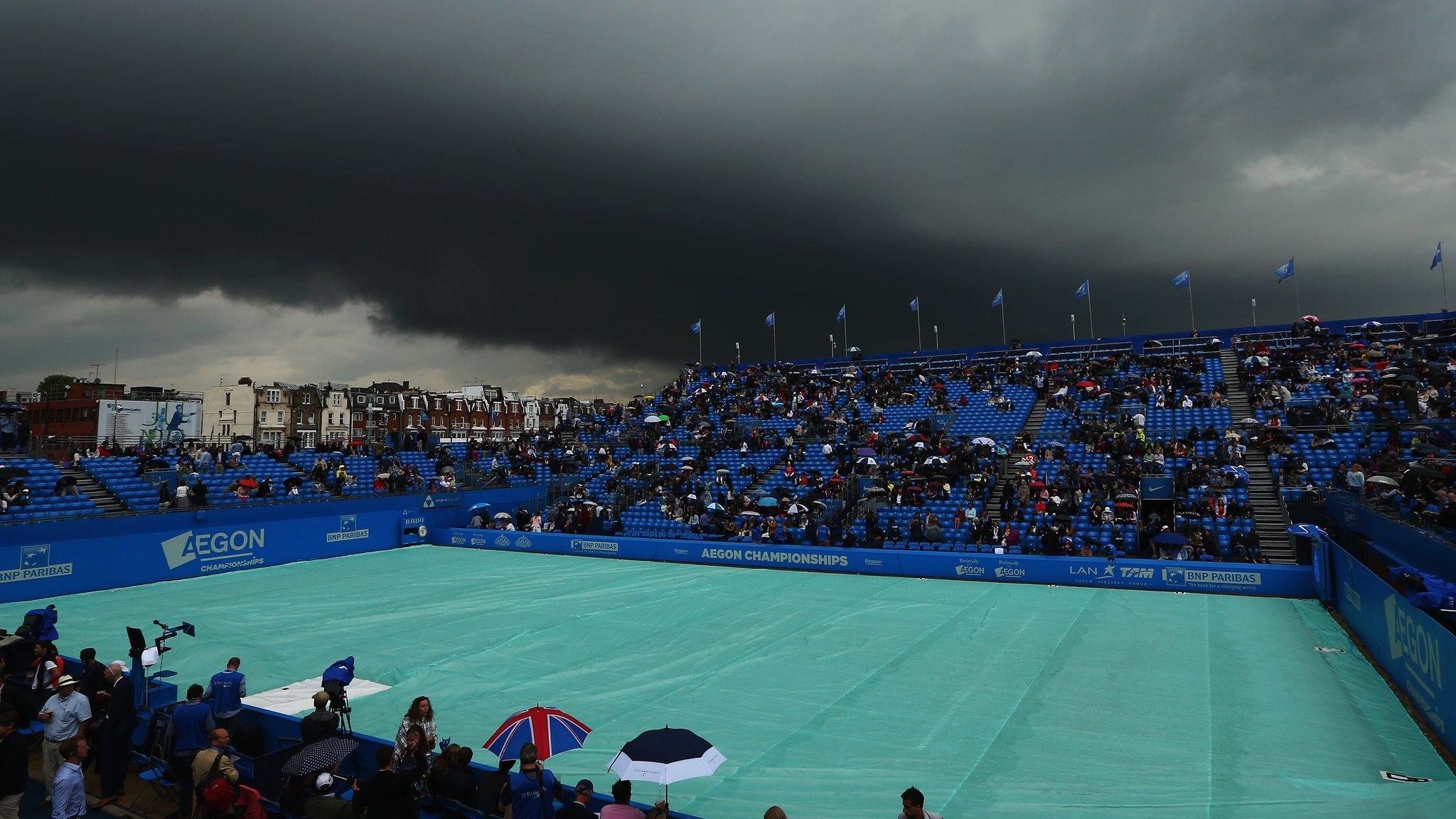 Rain at Queens