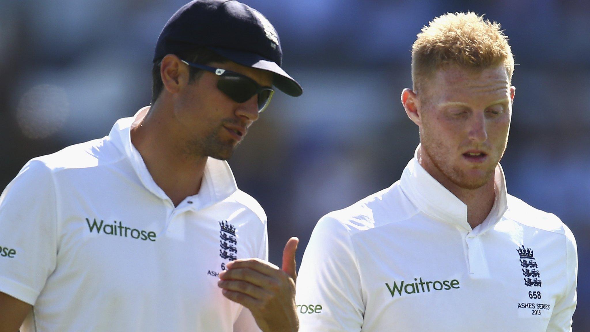 Ben Stokes and Alastair Cook