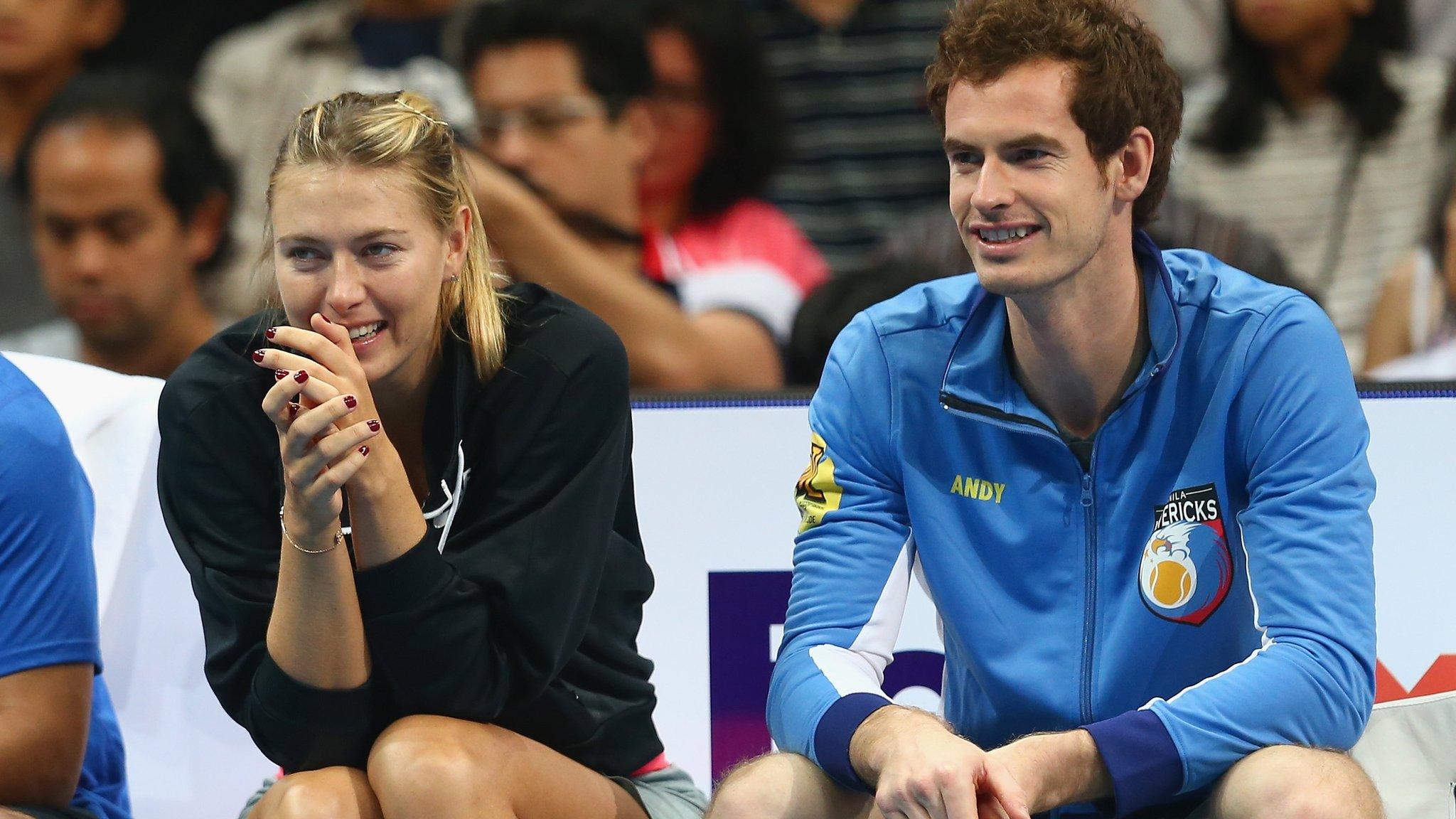 Maria Sharapova and Andy Murray