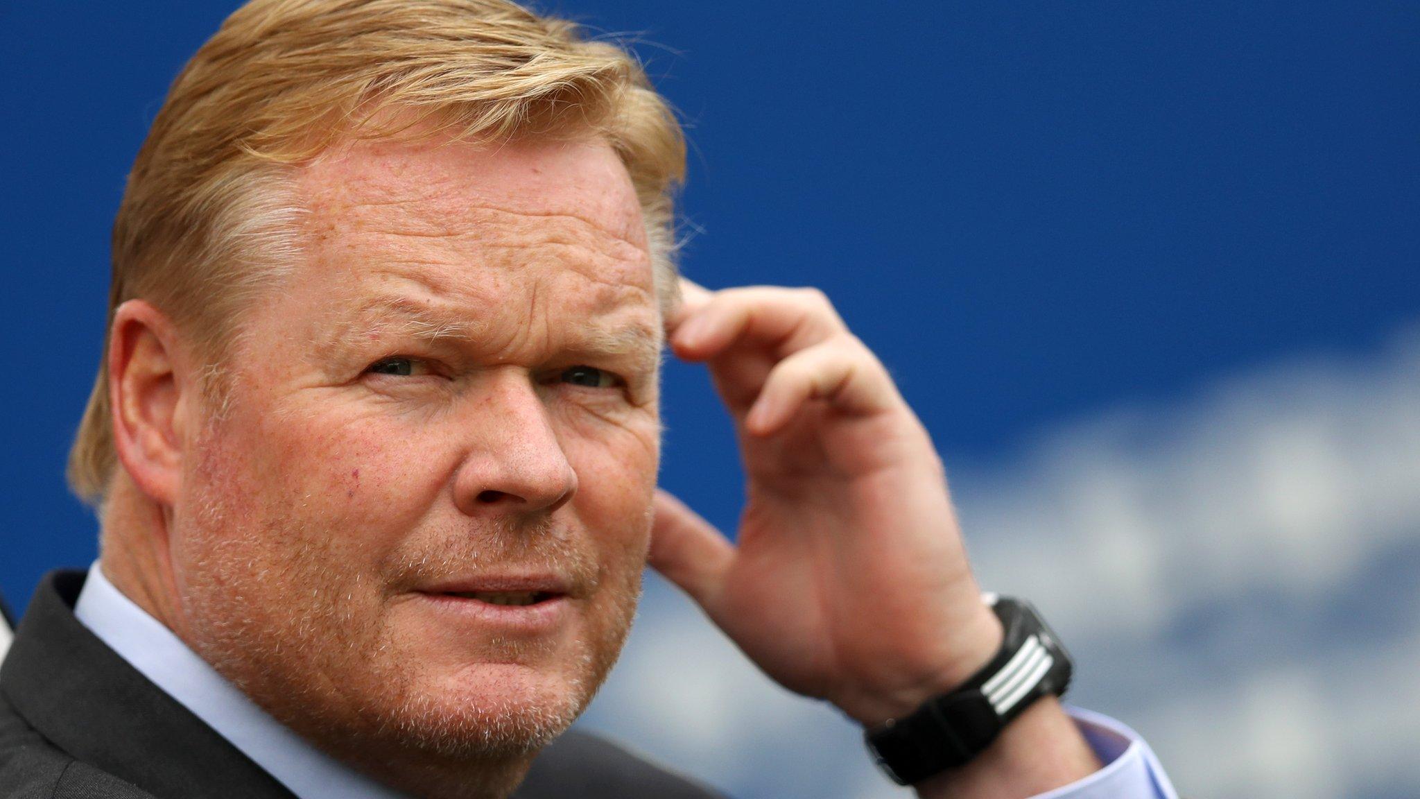 Everton manager Ronald Koeman