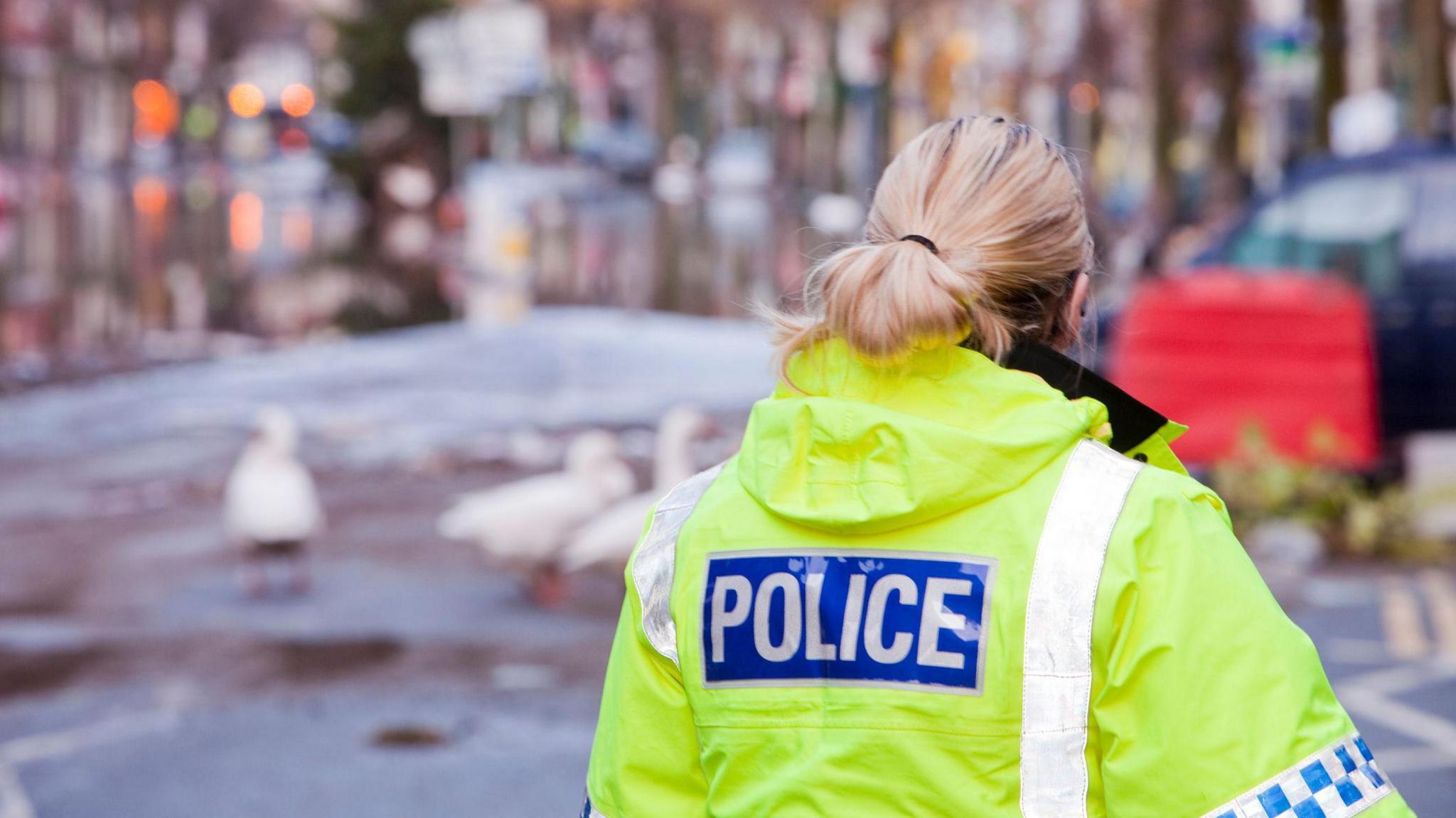 A stock image of a police officer