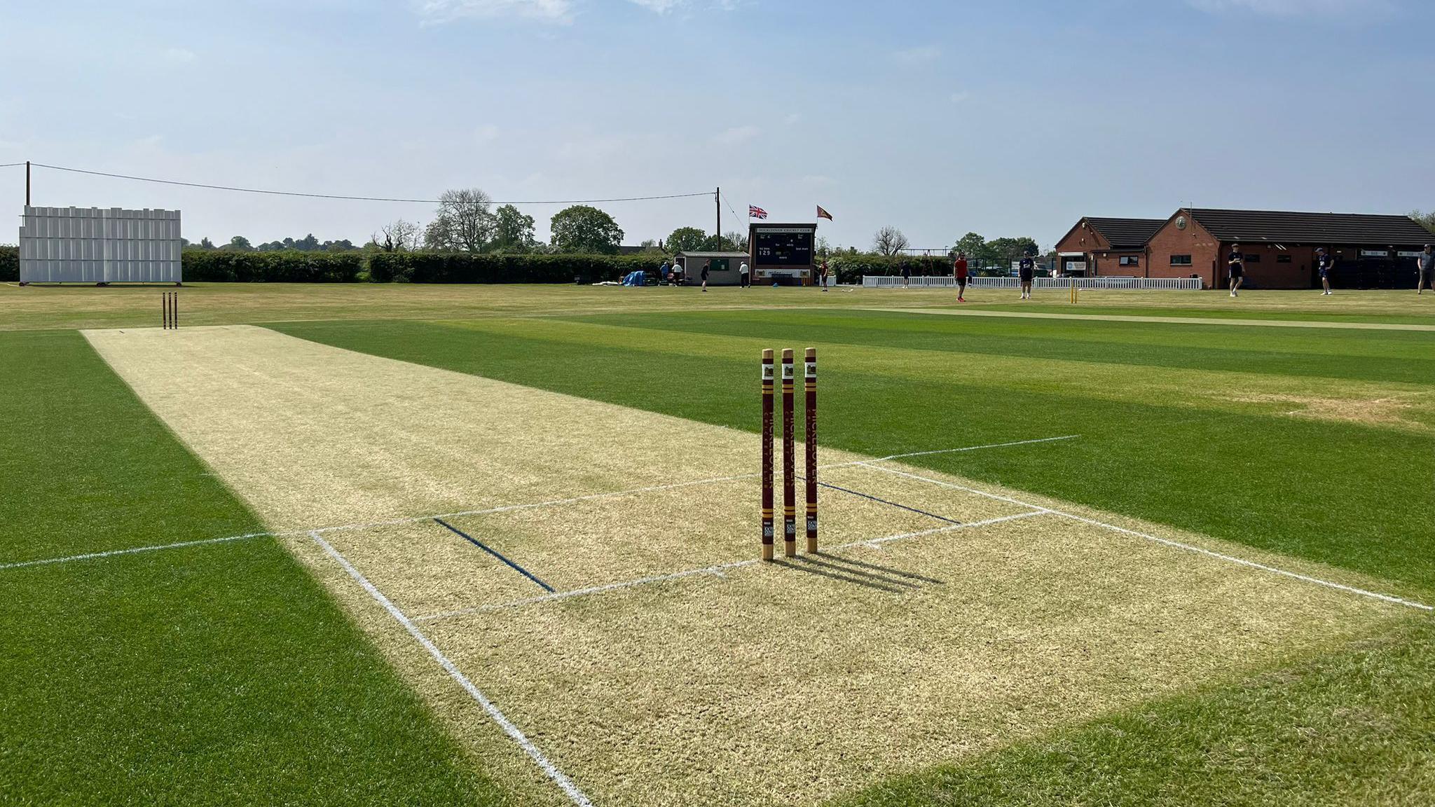 Pitch at Mickleover Cricket Club