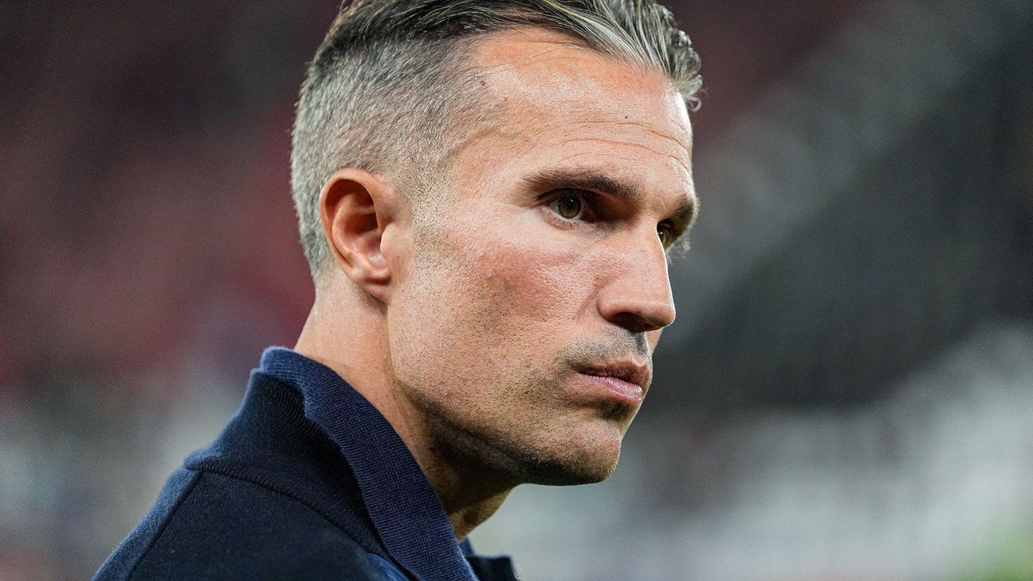 Robin van Persie after watching his side lose 9-1 at Heerenveen