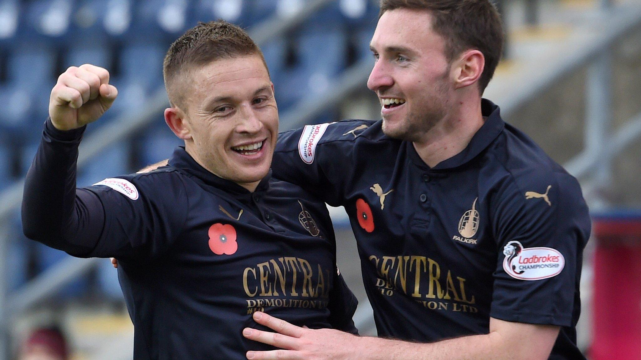 John Baird scored a hat-trick for Falkirk