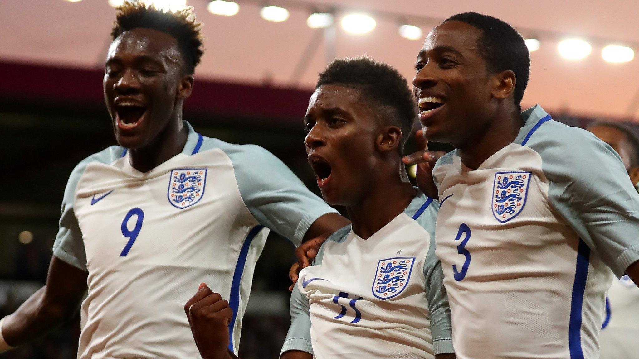 England celebrate