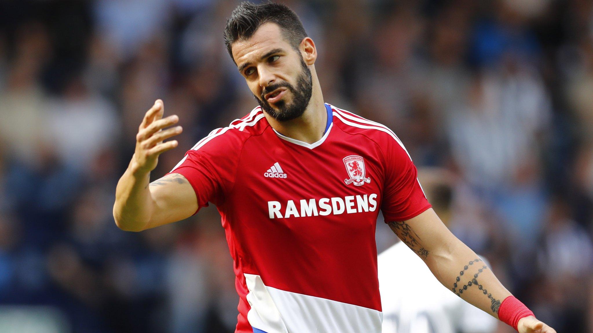 Middlesbrough's Alvaro Negredo