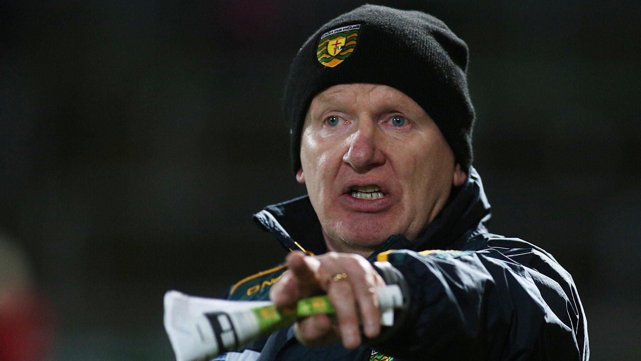 Declan Bonner's have home advantage for Wednesday's McKenna Cup semi-final