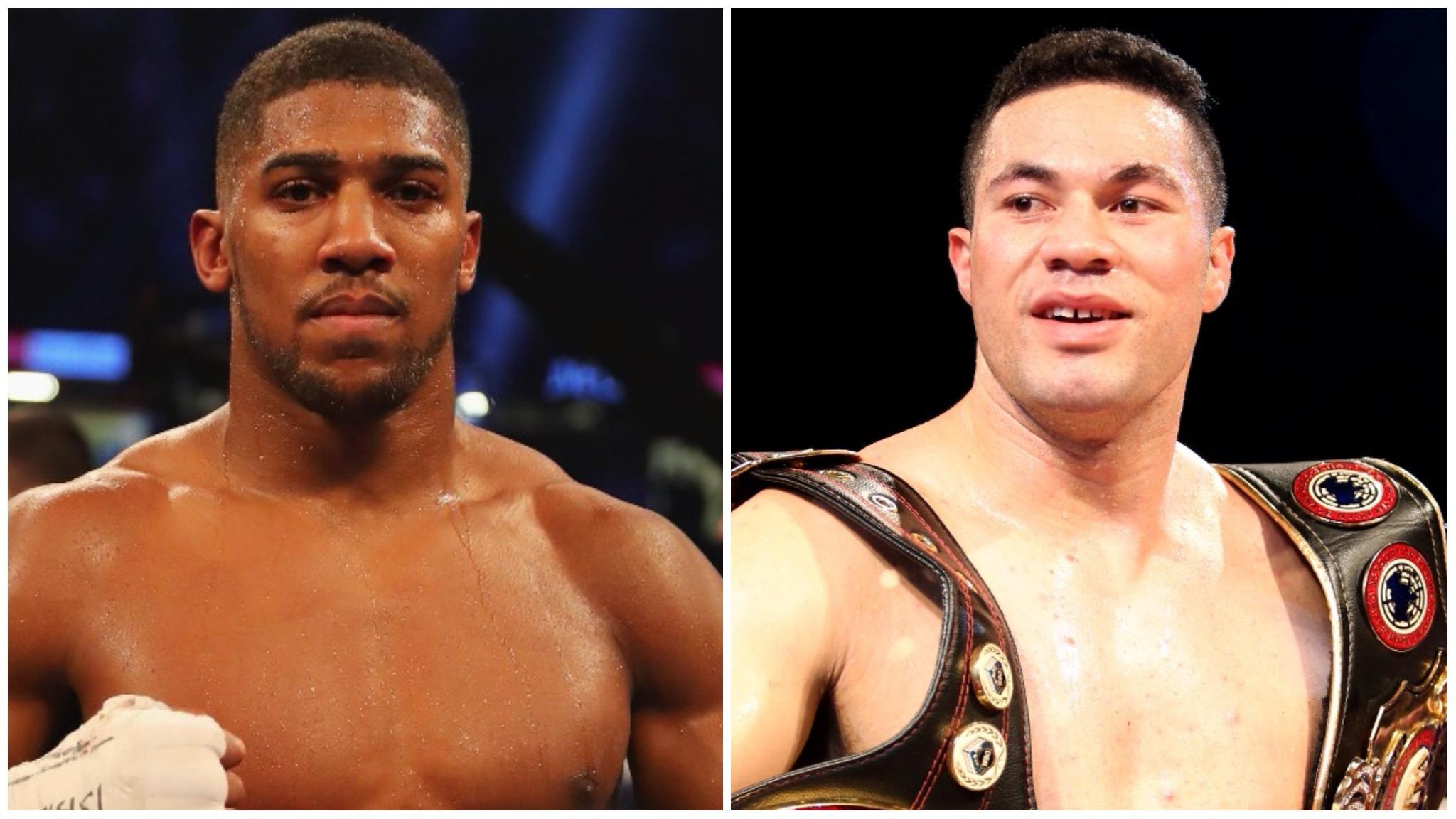 Anthony Joshua and Joseph Parker