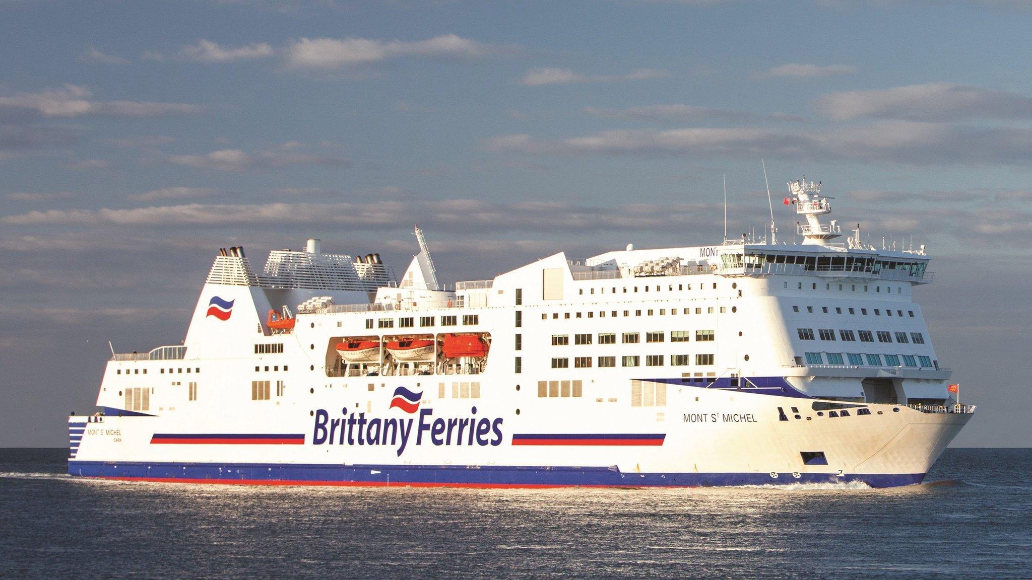 A Brittany Ferries vessel