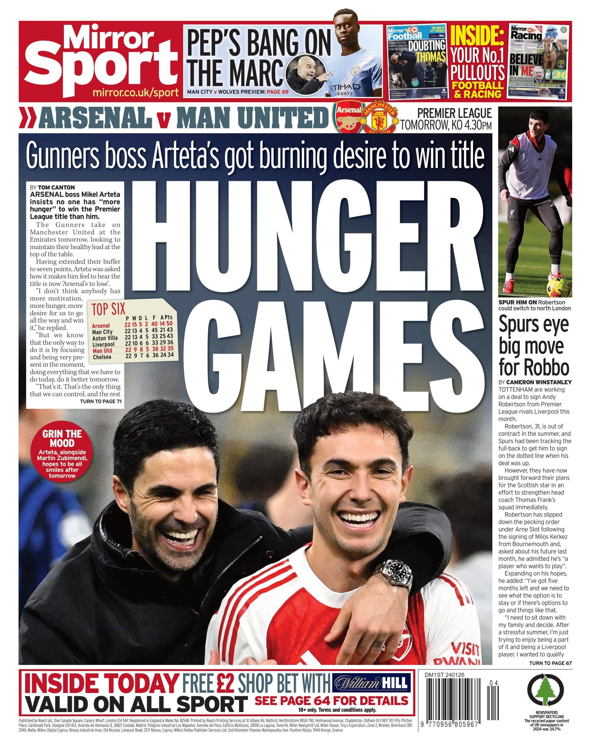 Mirror back page 