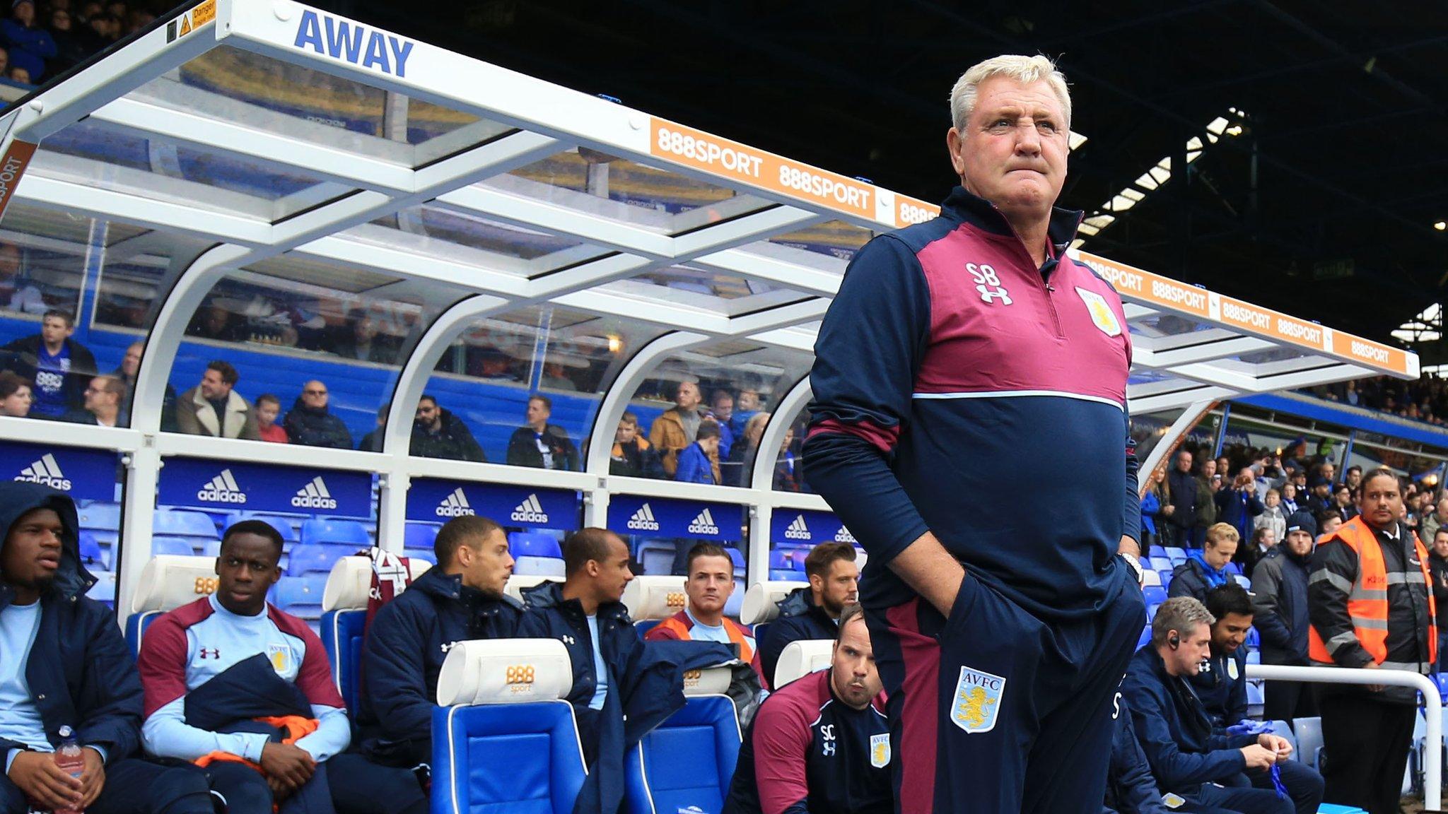 Steve Bruce's first derby as Villa boss as St Andrew's a year ago was only his third game in charge