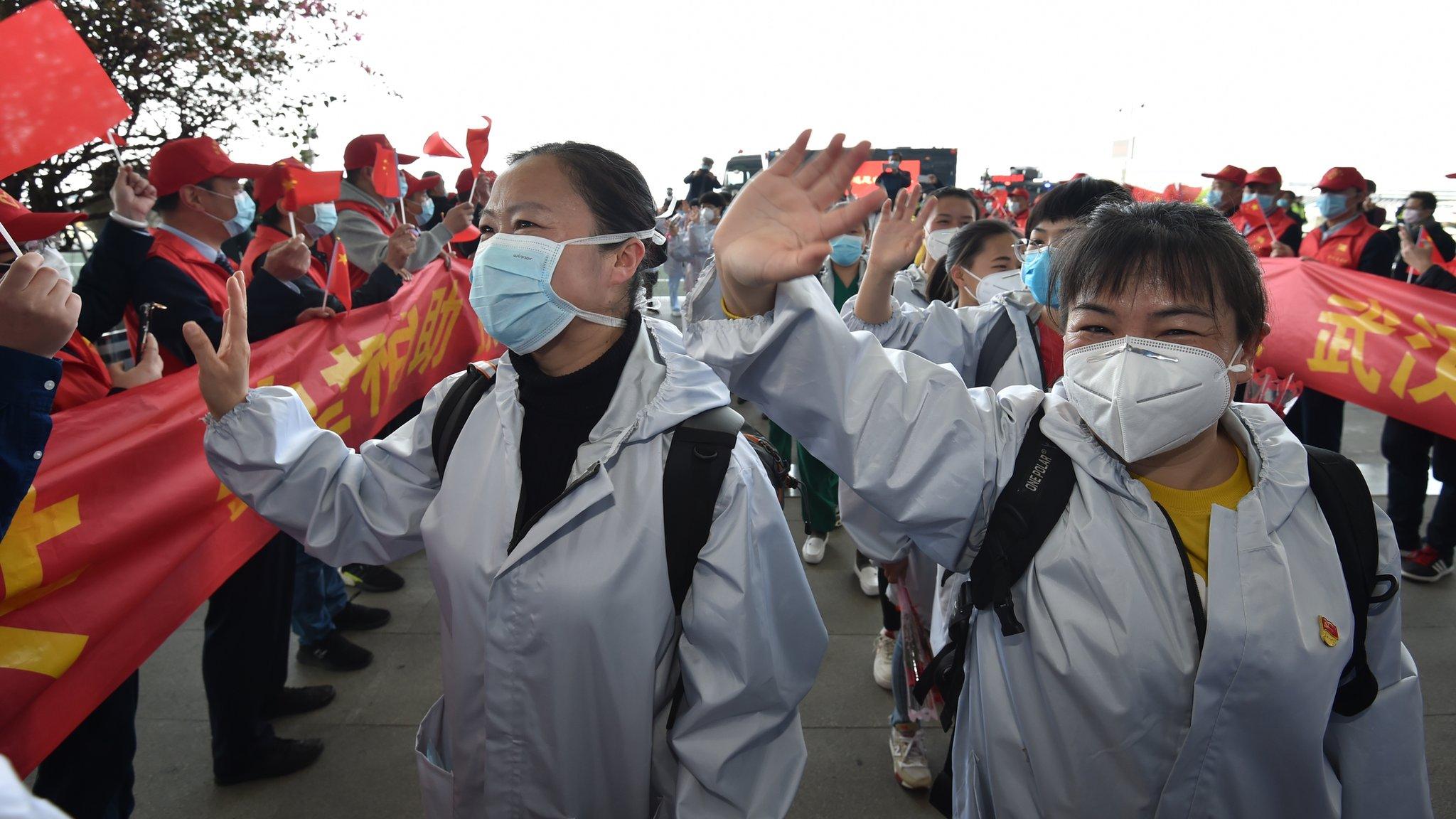 medical-staff-celebrate-in-wuhan