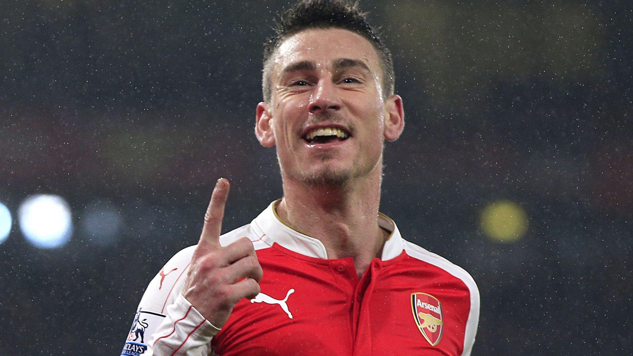 Arsenal goalscorer Laurent Koscielny