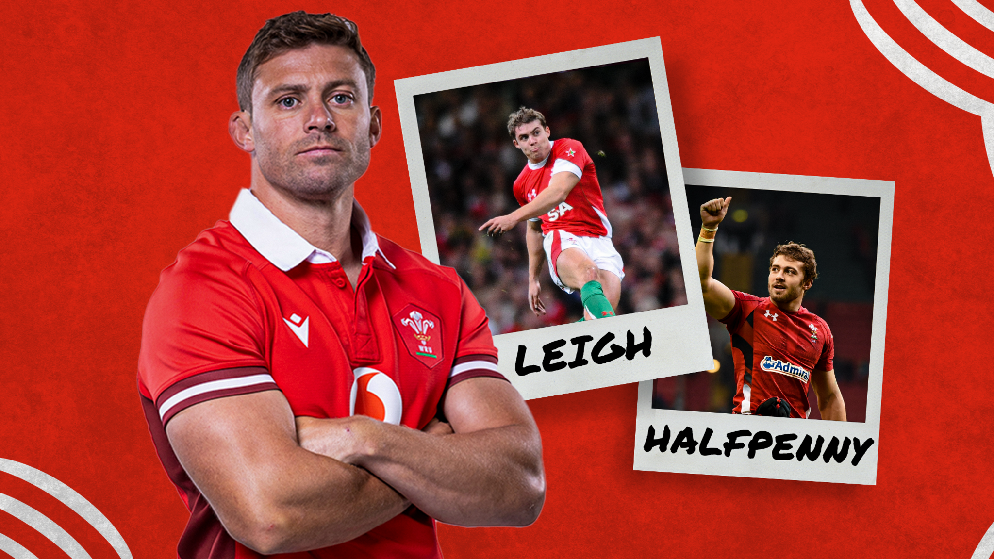 Leigh Halfpenny started his career as a wing before switching to full-back