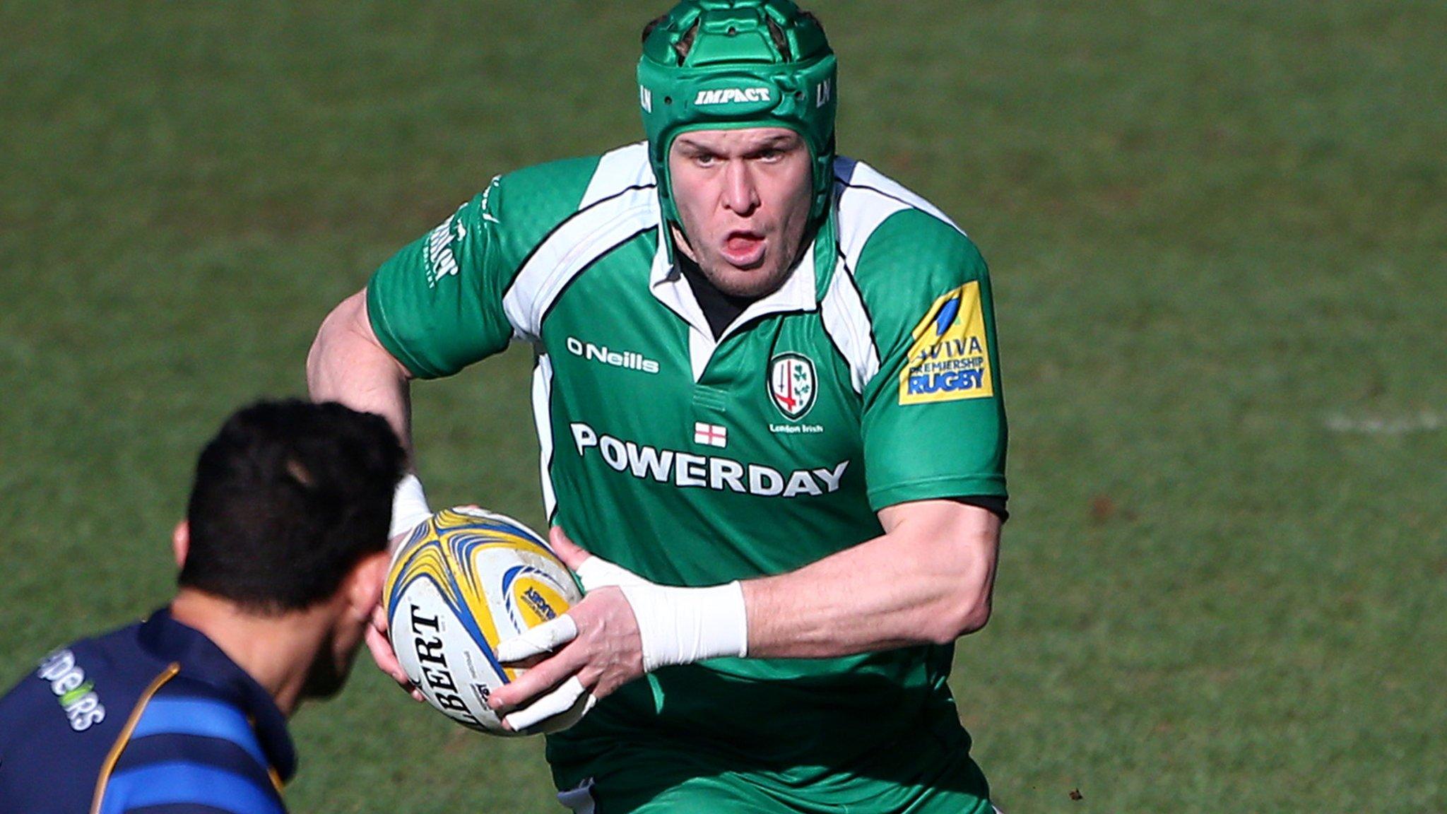 London Irish back row Luke Narraway