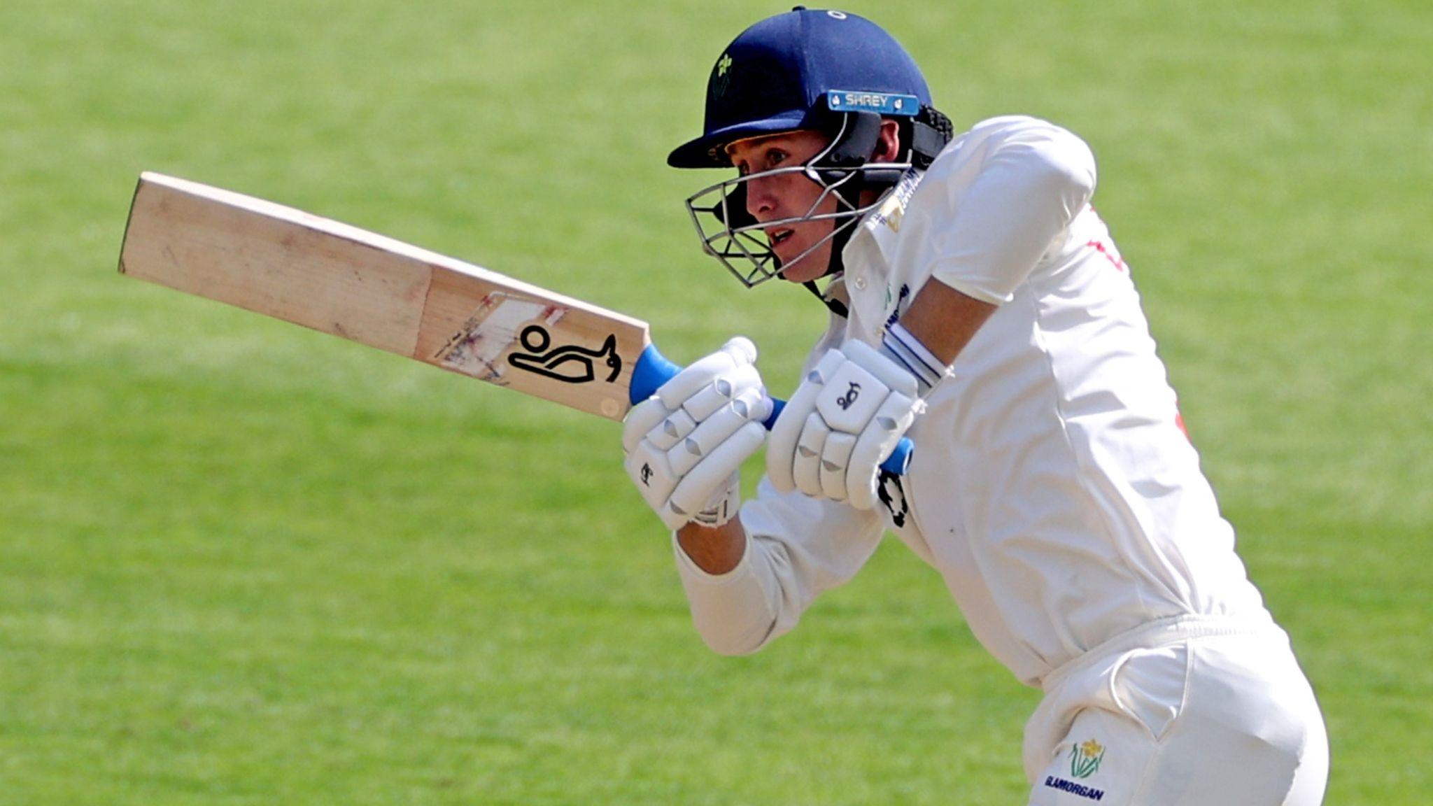 Marnus Labuschagne batting for Glamorgan in first-class cricket