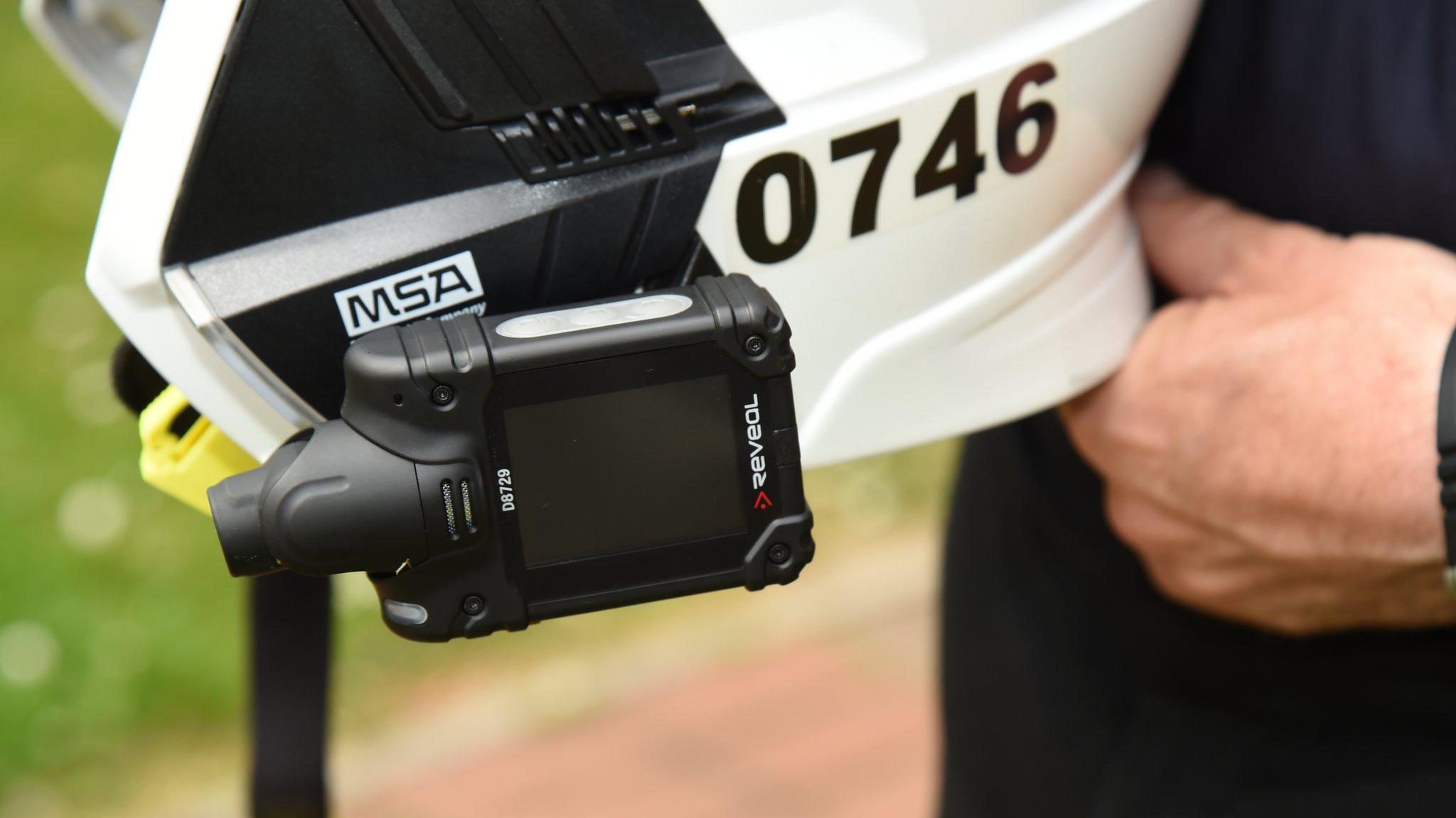 Helmet-mounted camera