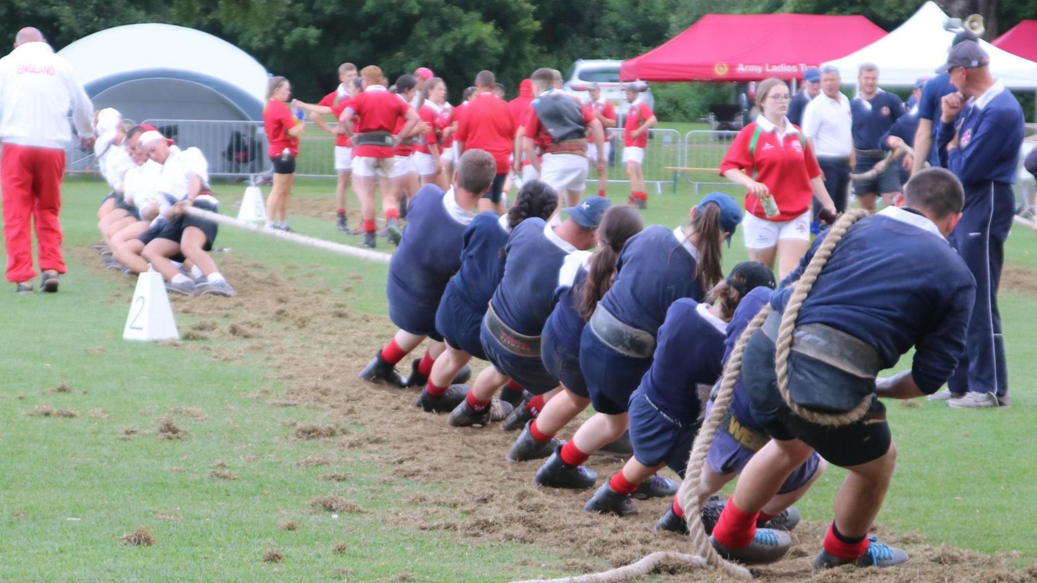 Tug of War team