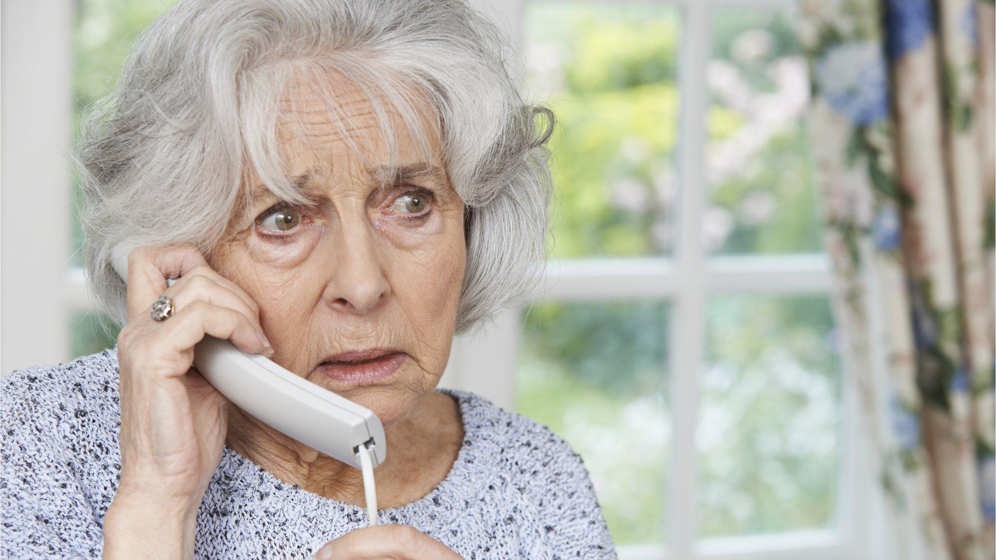 Woman on phone