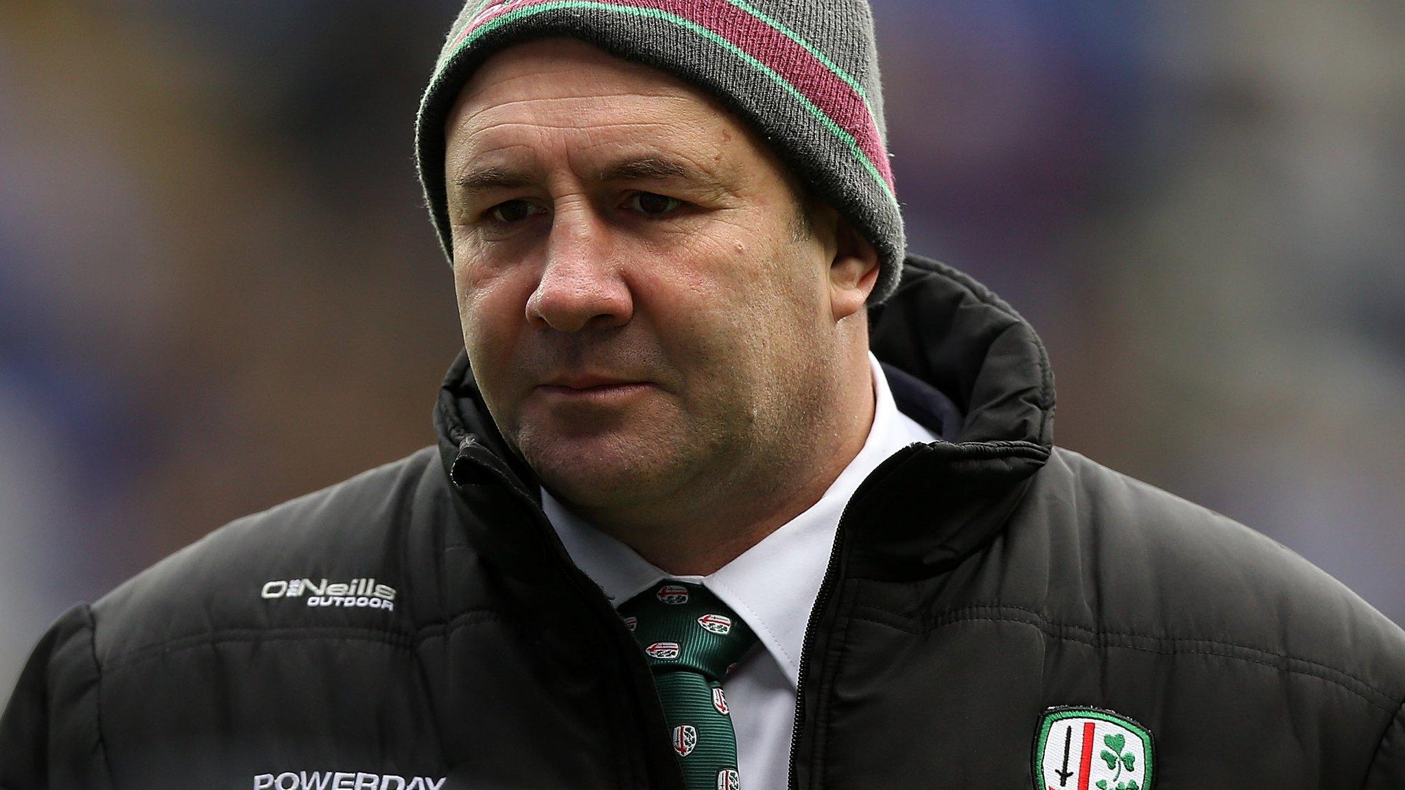 London Irish head coach Tom Coventry