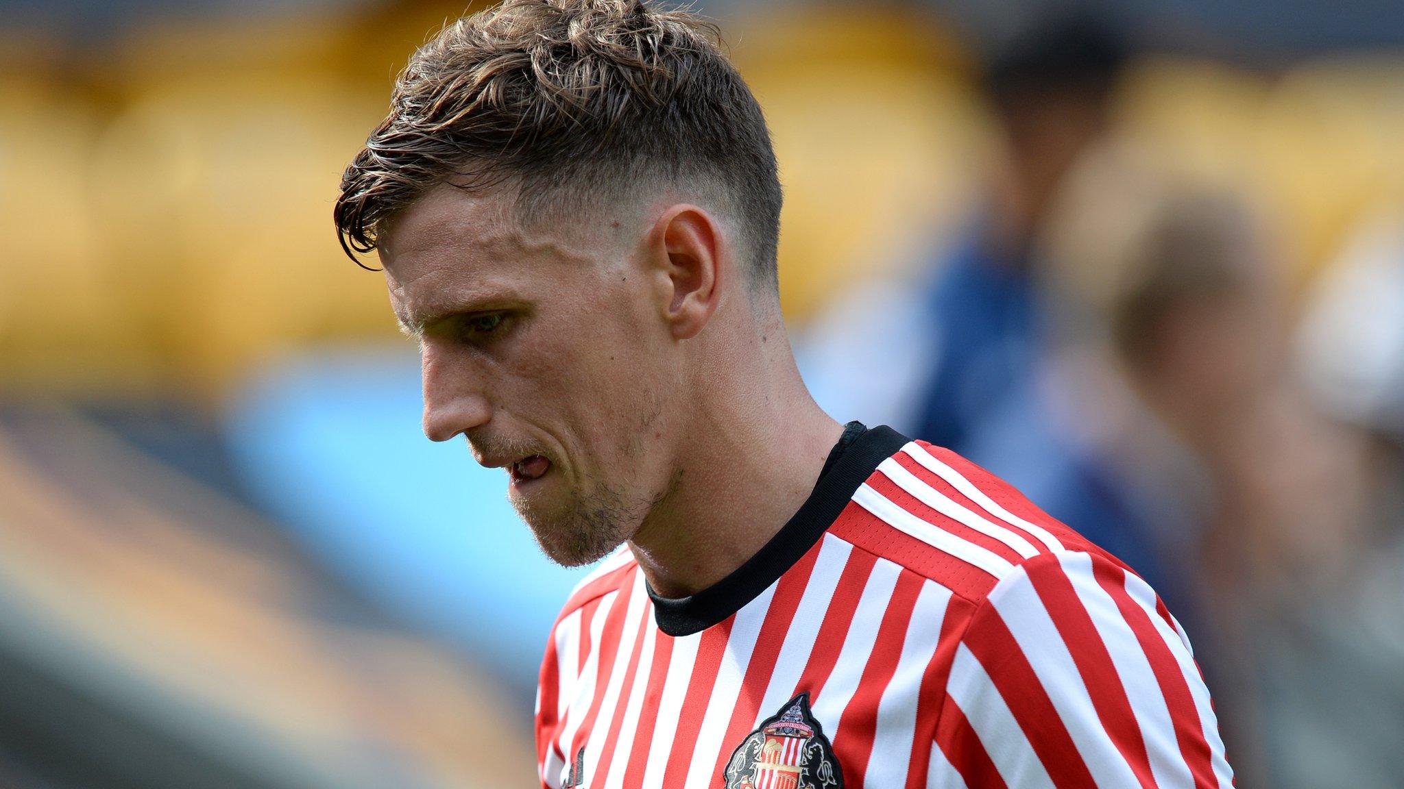 Billy Jones playing for Sunderland