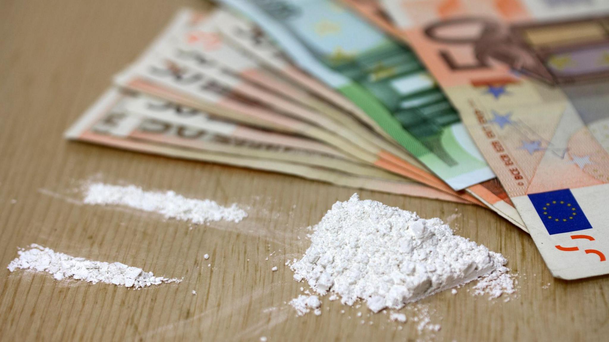 Drugs and euro cash