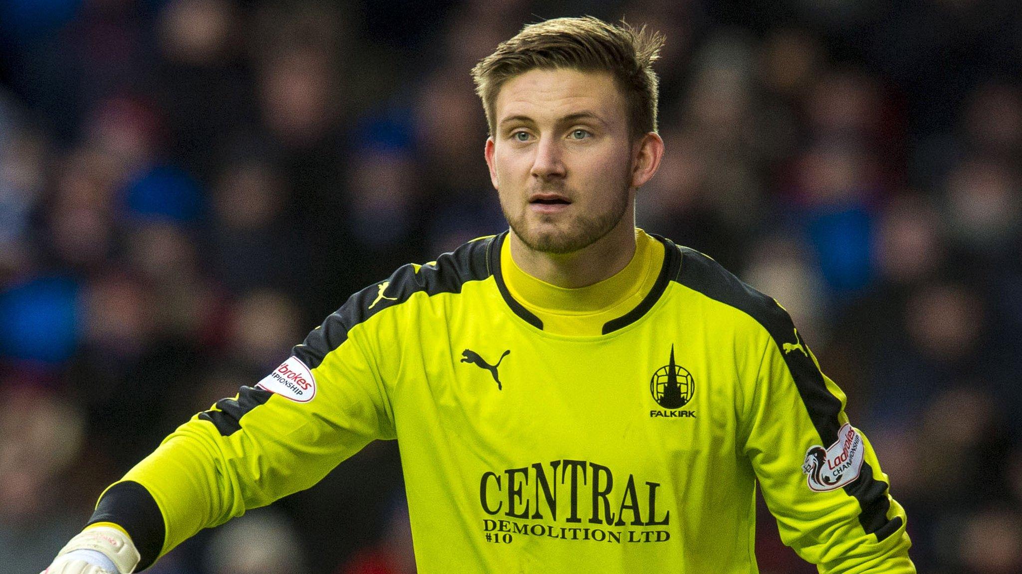 Falkirk goalkeeper Danny Rogers