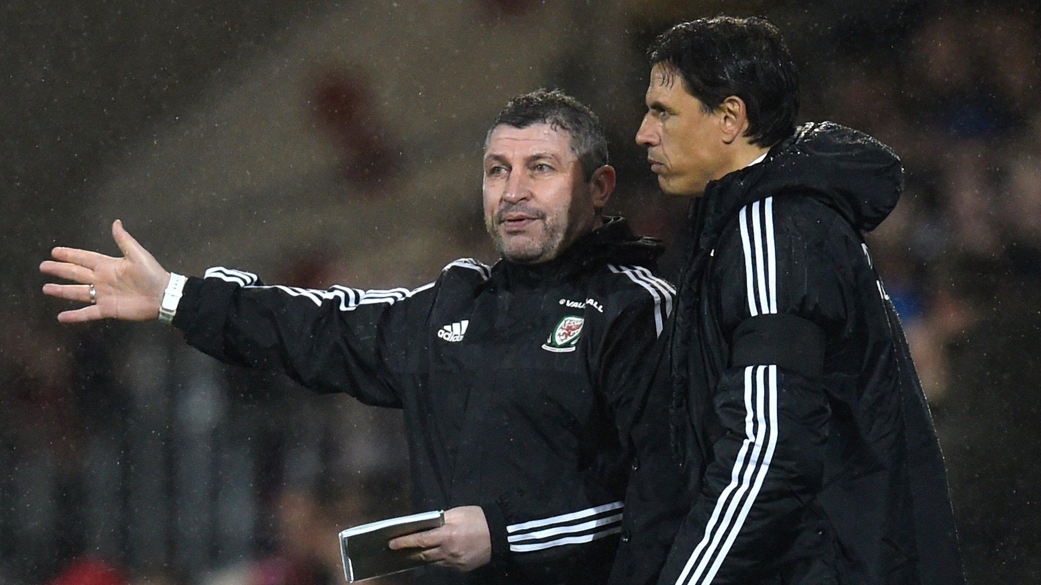 Osian Roberts and Chris Coleman