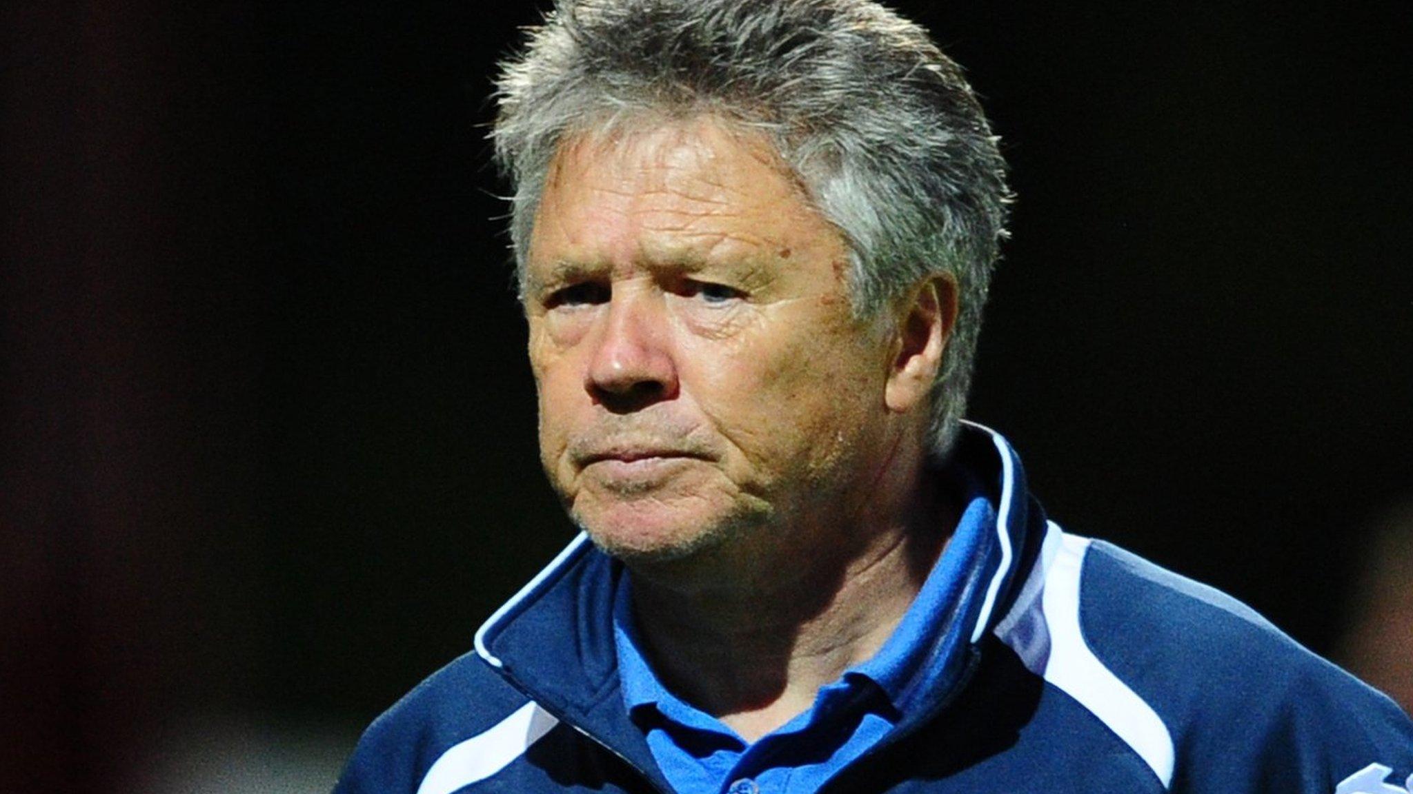 Steve Perryman on the touchline