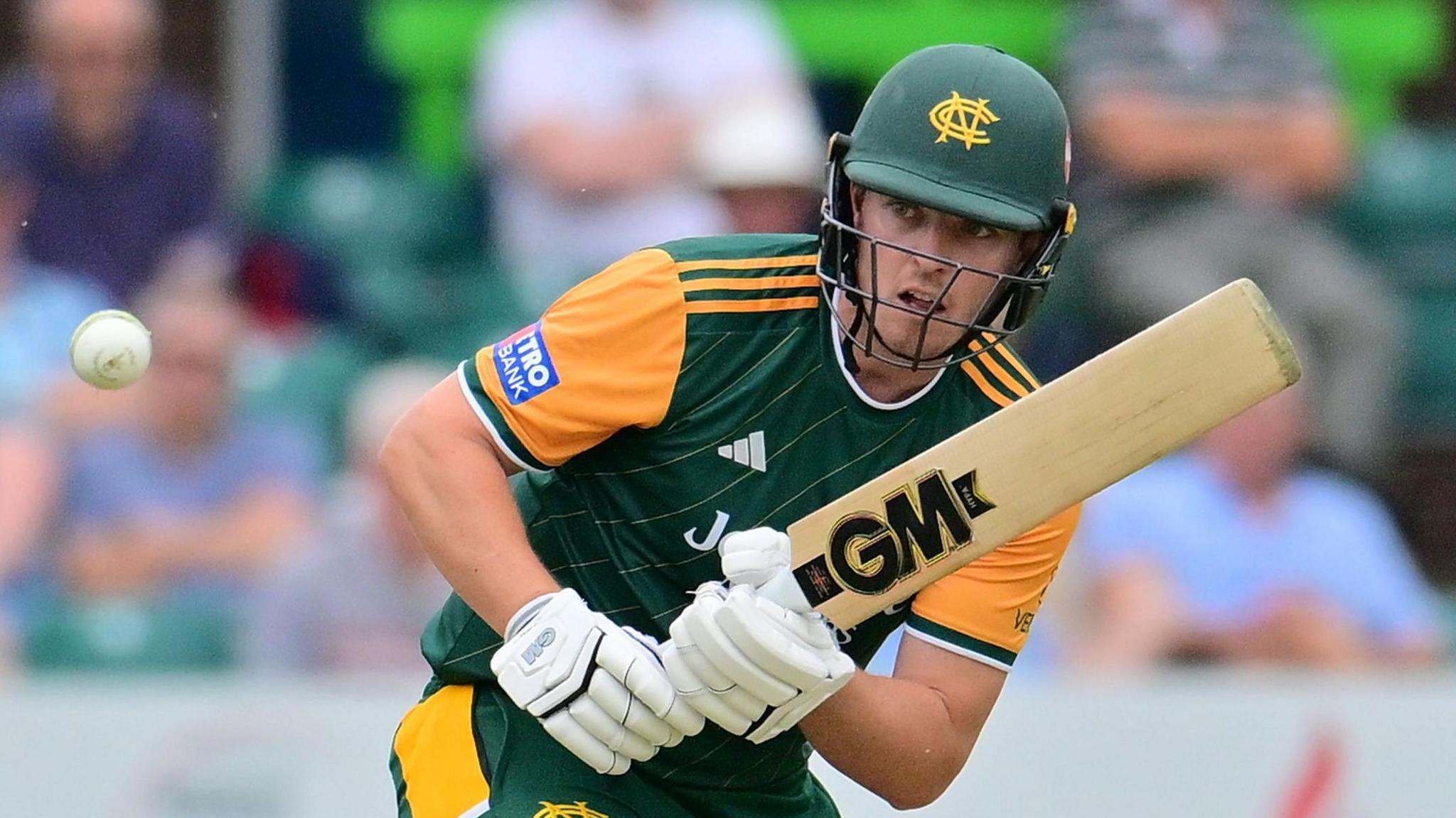 Nottinghamshire batter Ben Slater playing in the One-Day Cup 