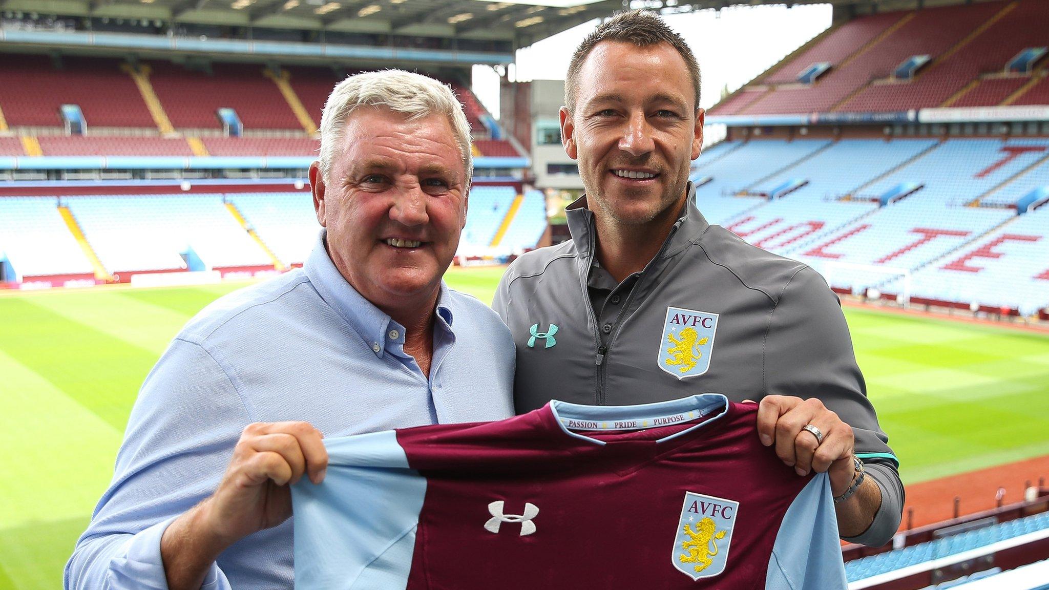 Steve Bruce and John Terry