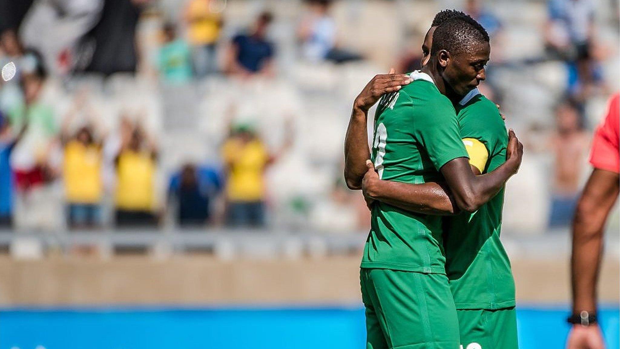 Nigeria players celebrate