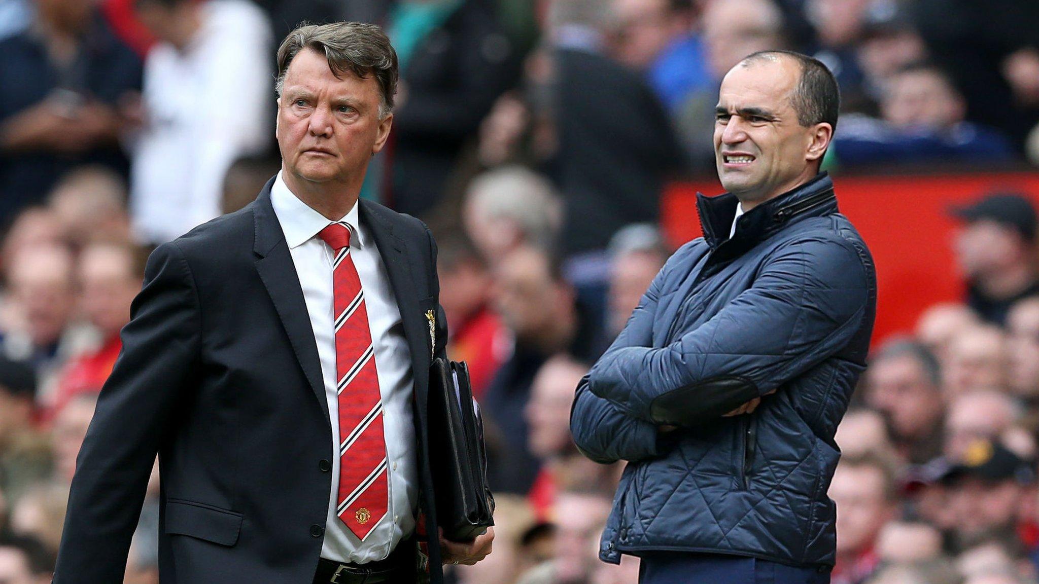 Louis van Gaal and Roberto Martinez