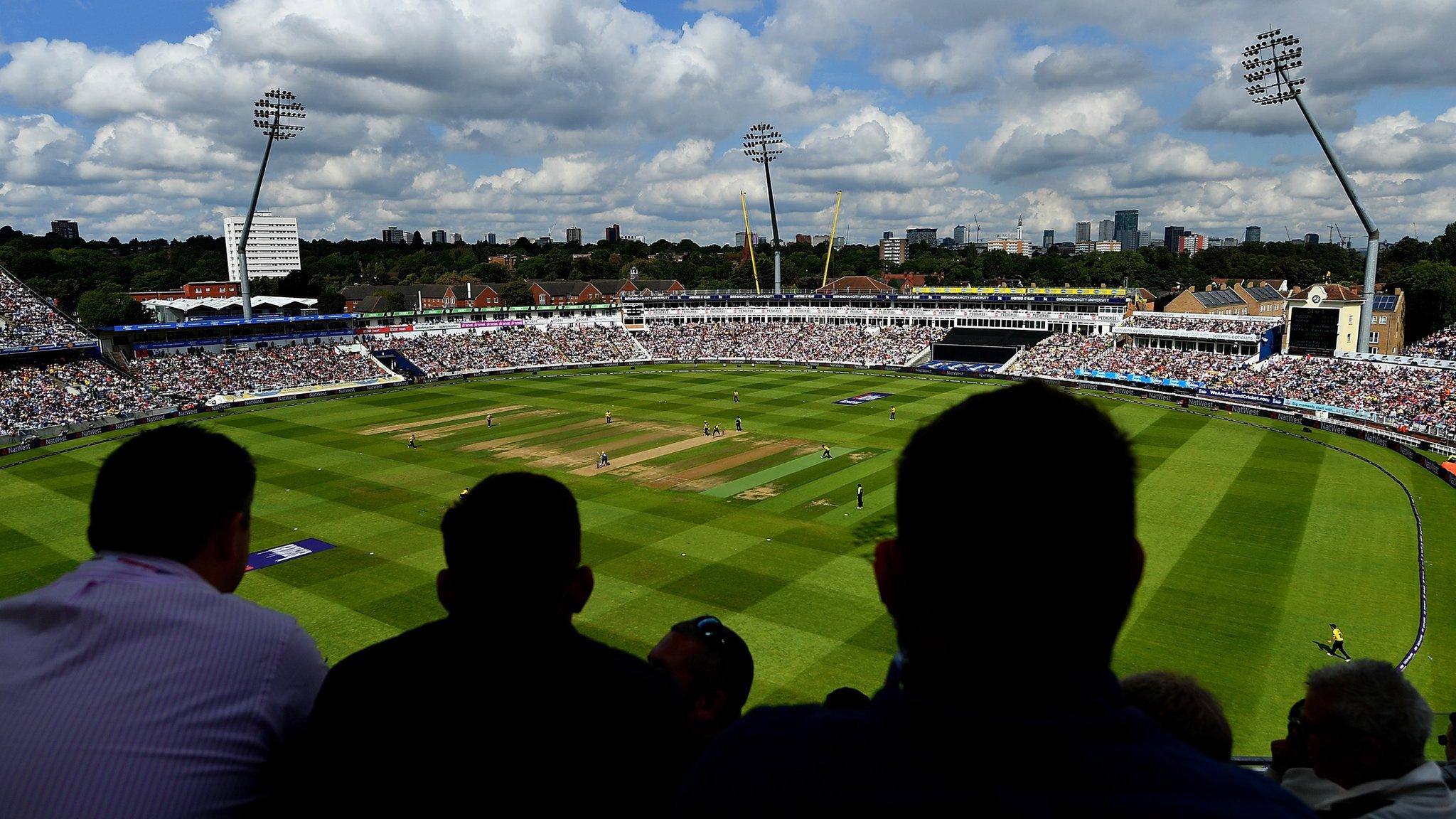 Supporters watch T20 Blast Finals Day at Edgbaston