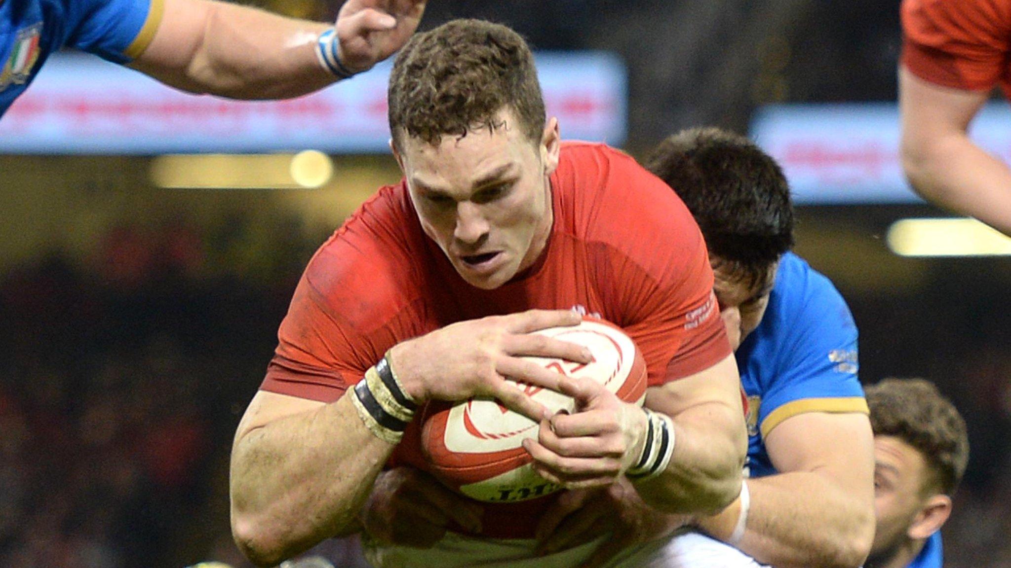 George North goes over for his second try