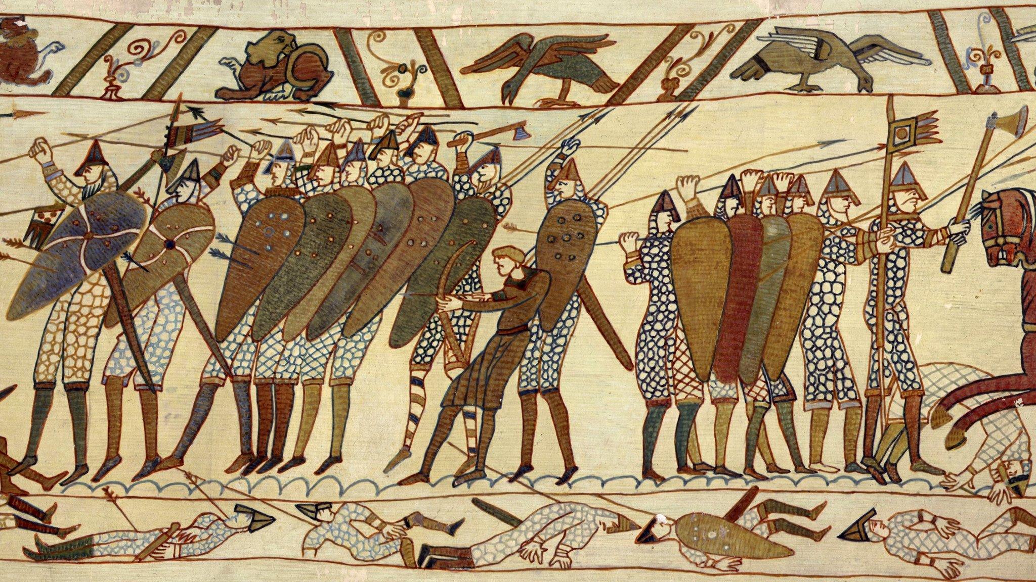 Part of the Bayeux Tapestry