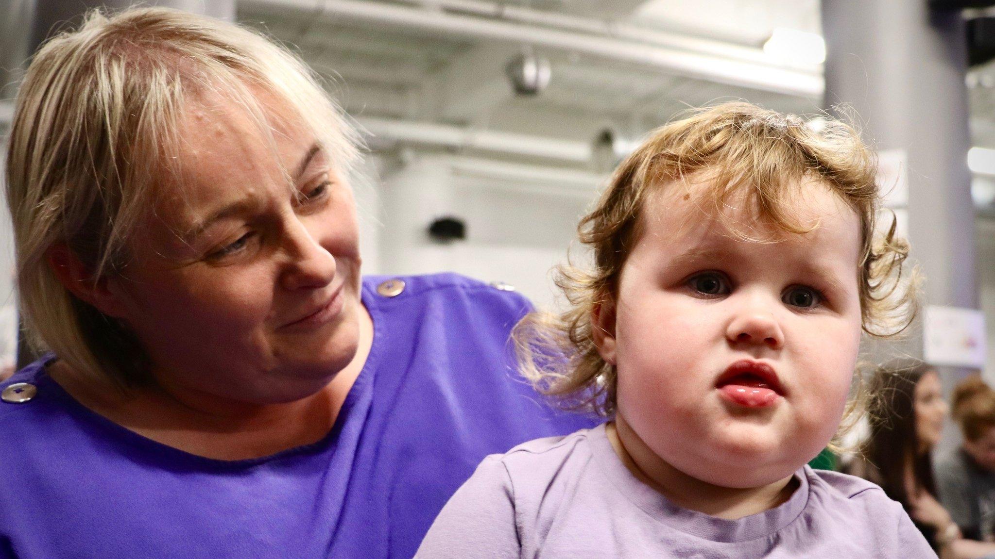 Christine Taaffe with her daughter Lexie Heaney