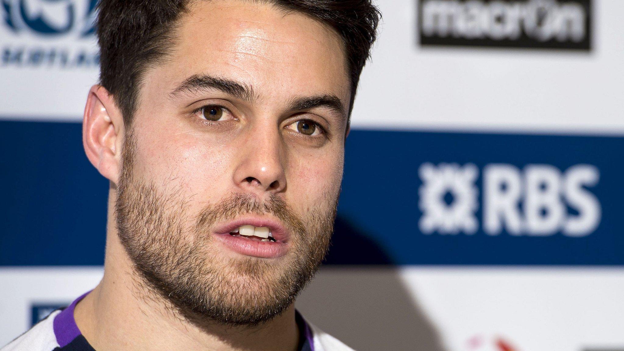 Sean Maitland talks to the media on Tuesday