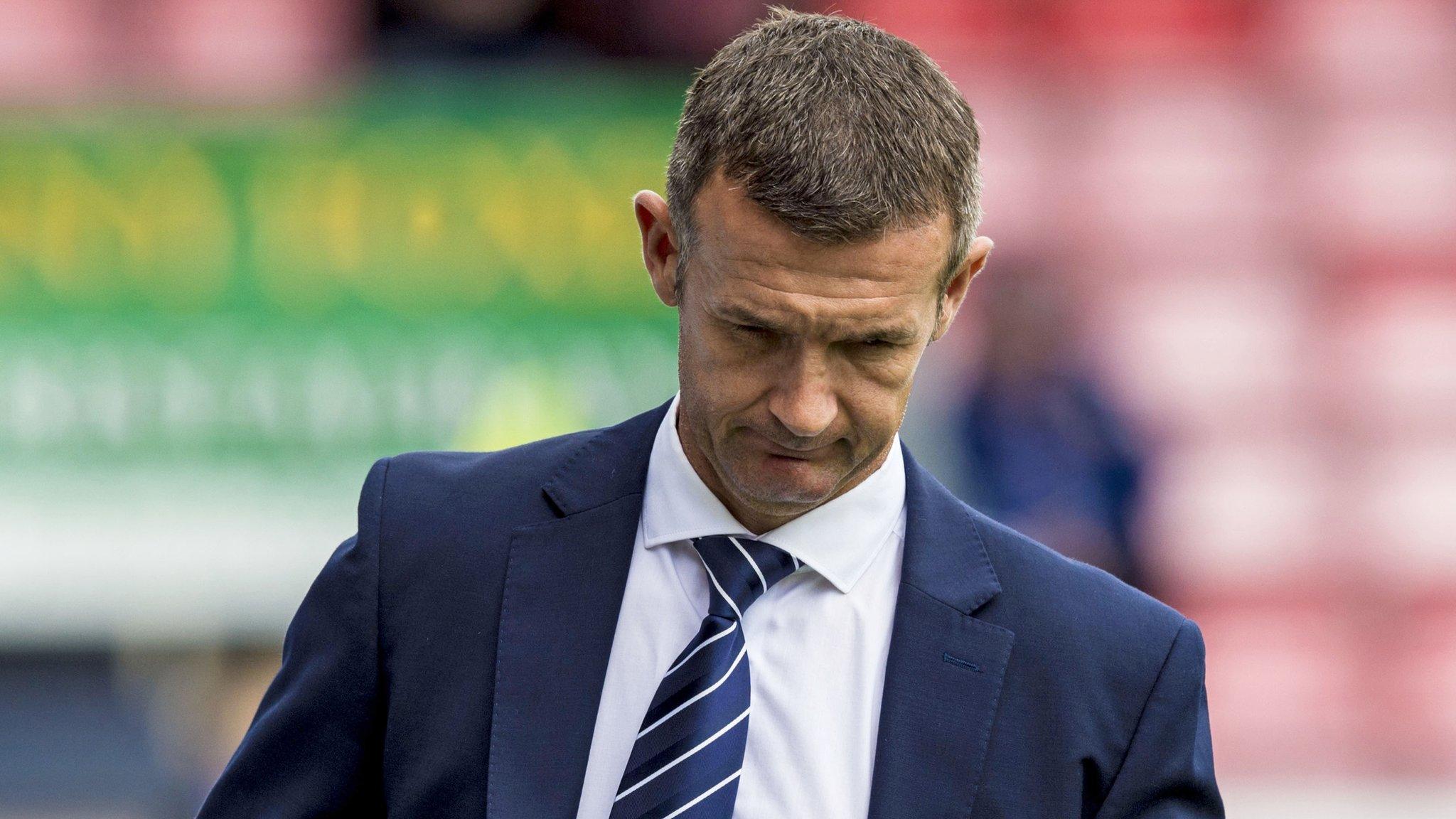 Jim McIntyre has been sacked by Ross County