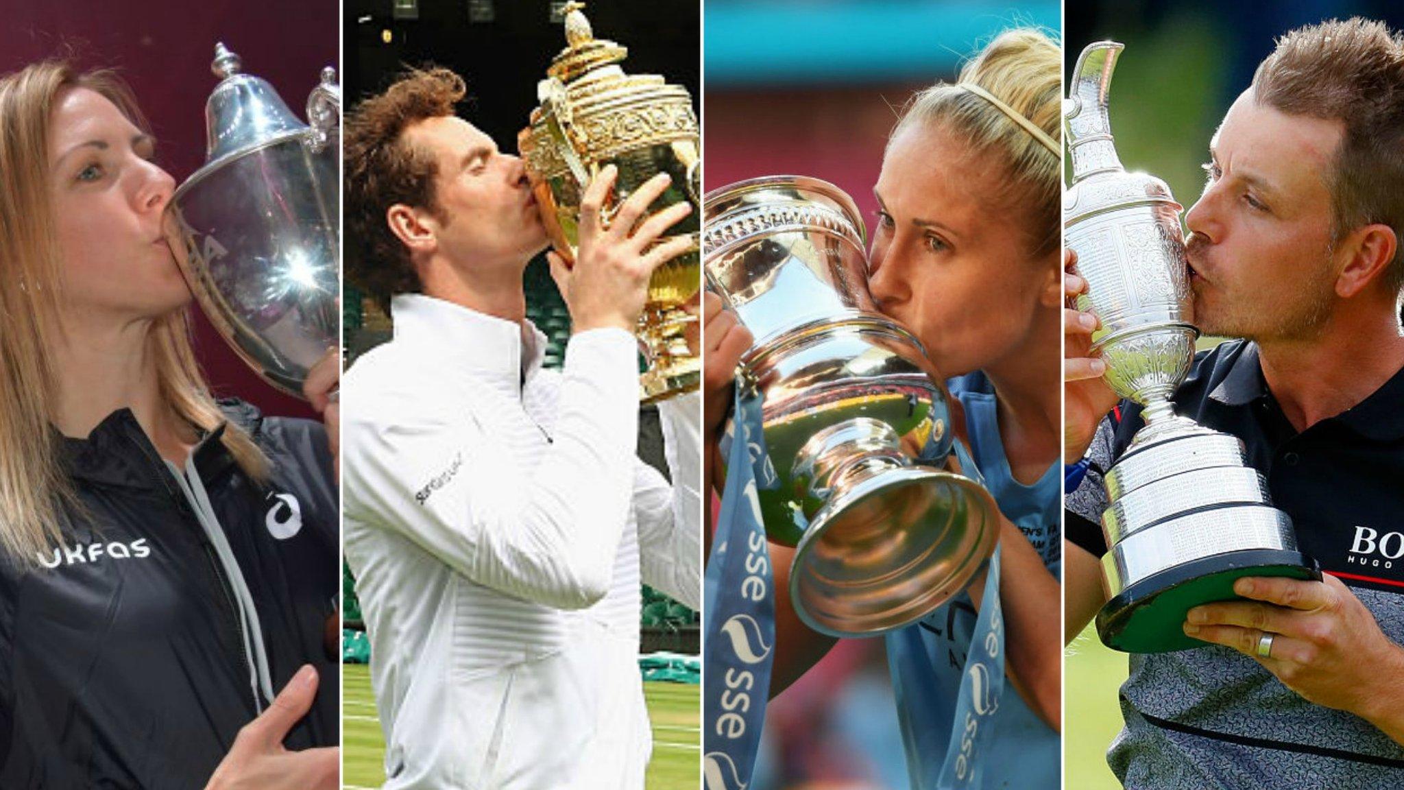 Laura Massaro, Andy Murray, Steph Houghton and Henrik Stenson