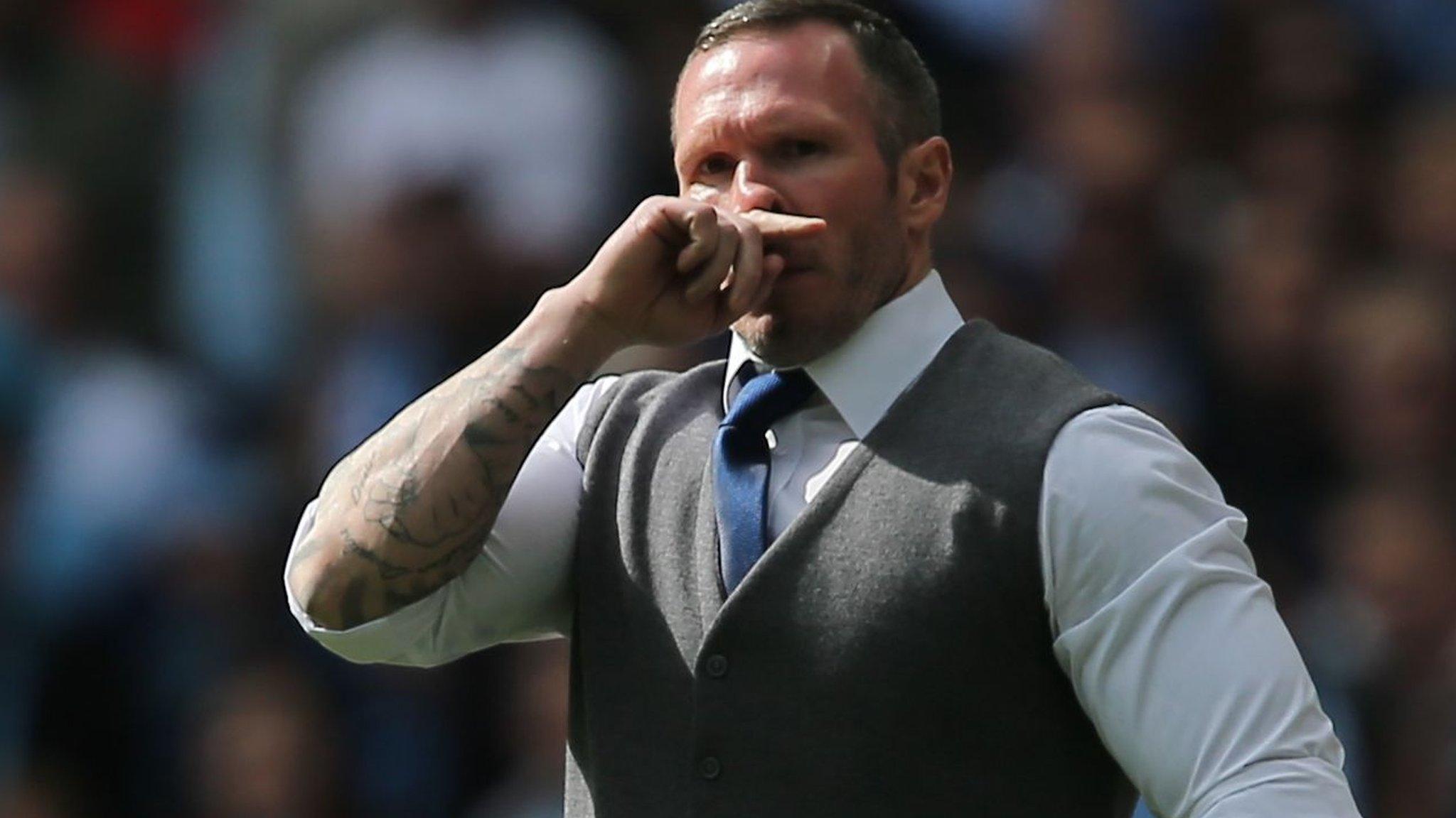 Oxford United manager Michael Appleton