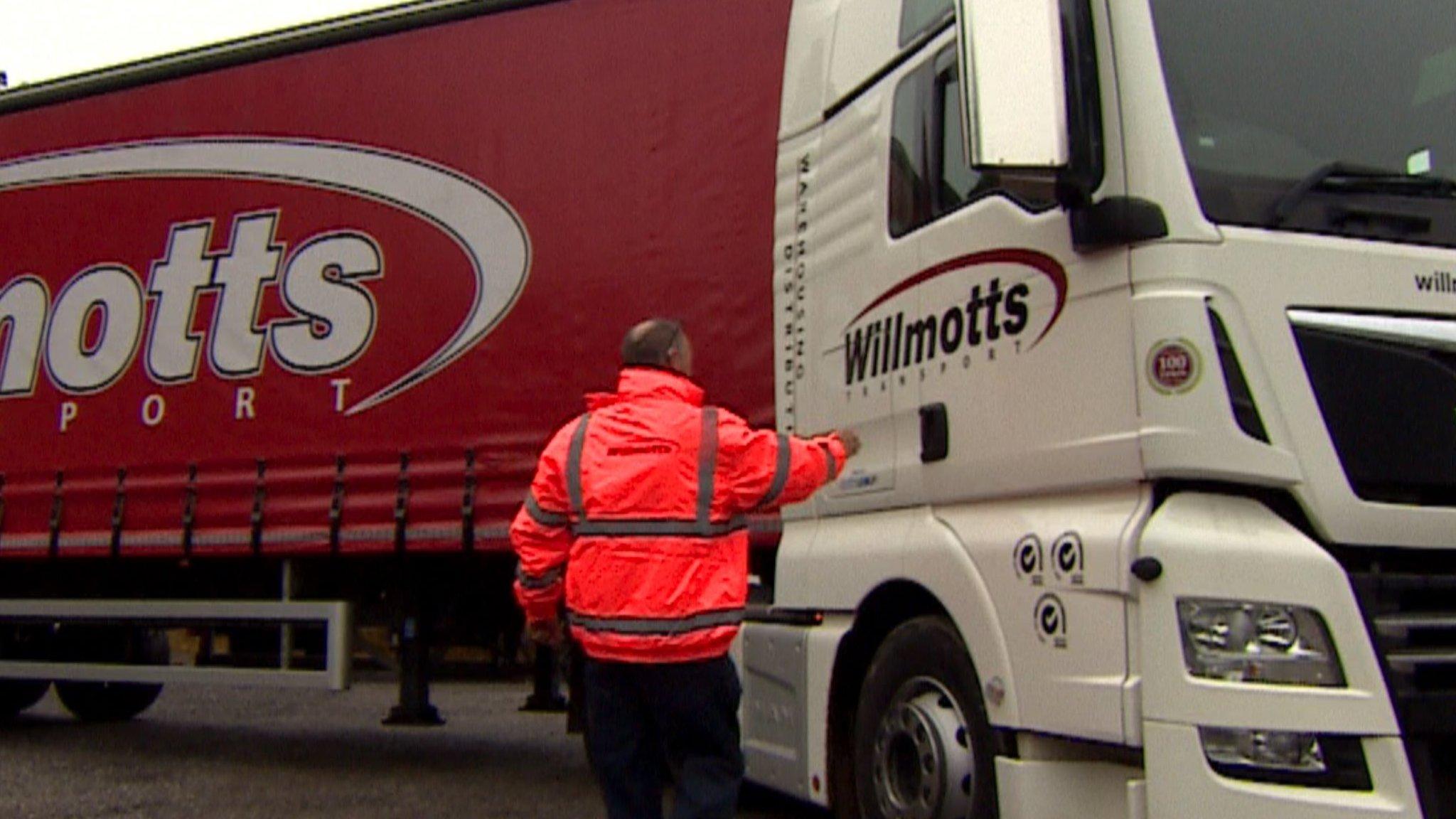 Lorry Driver at Willmott's Transport in Somerset