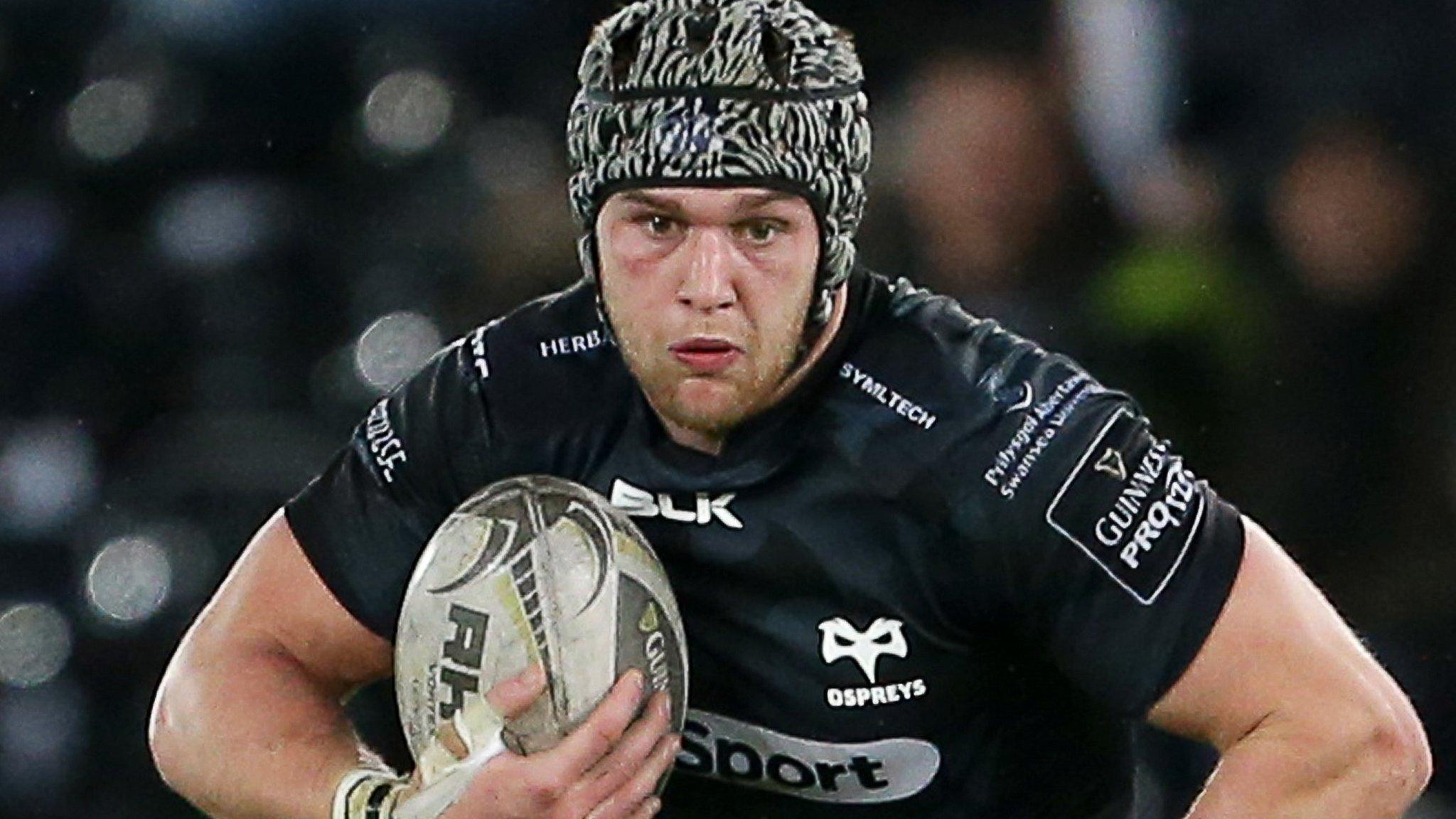 Dan Lydiate in action for Ospreys