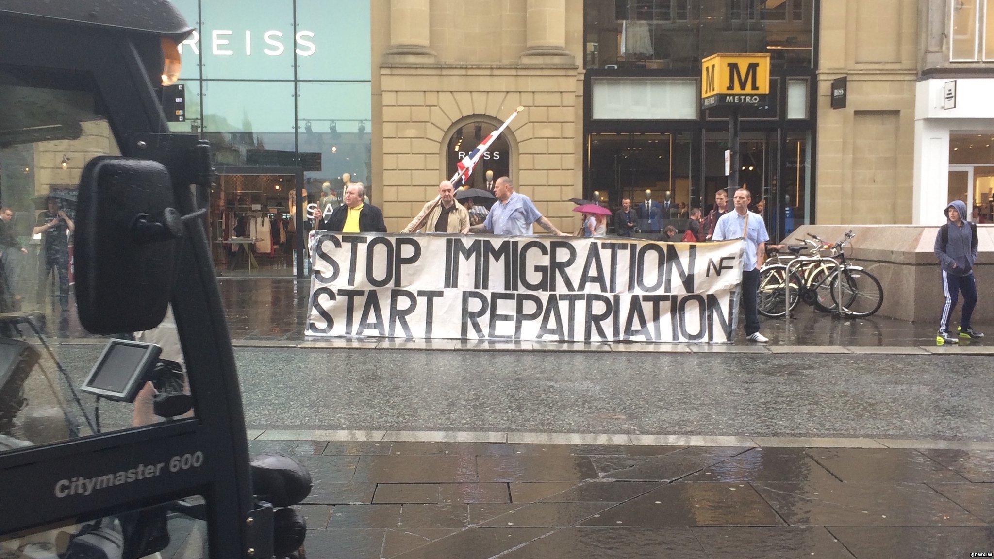 "Stop immigration start repatriation" poster