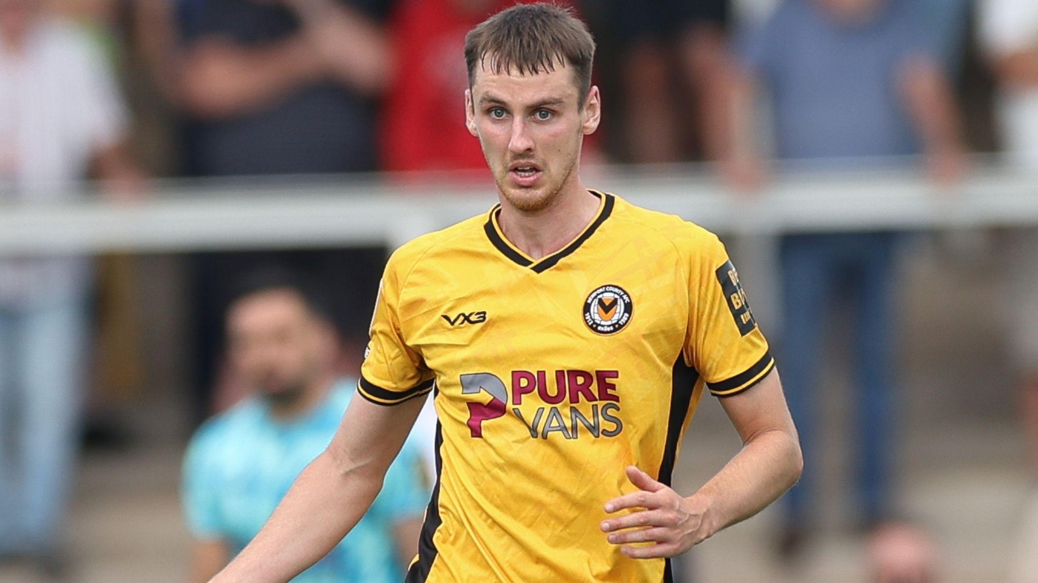 Newport County's Ciaran Brennan