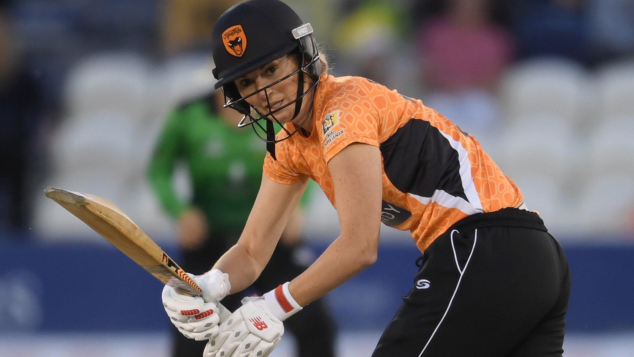 Charlotte Edwards bats for Southern Vipers