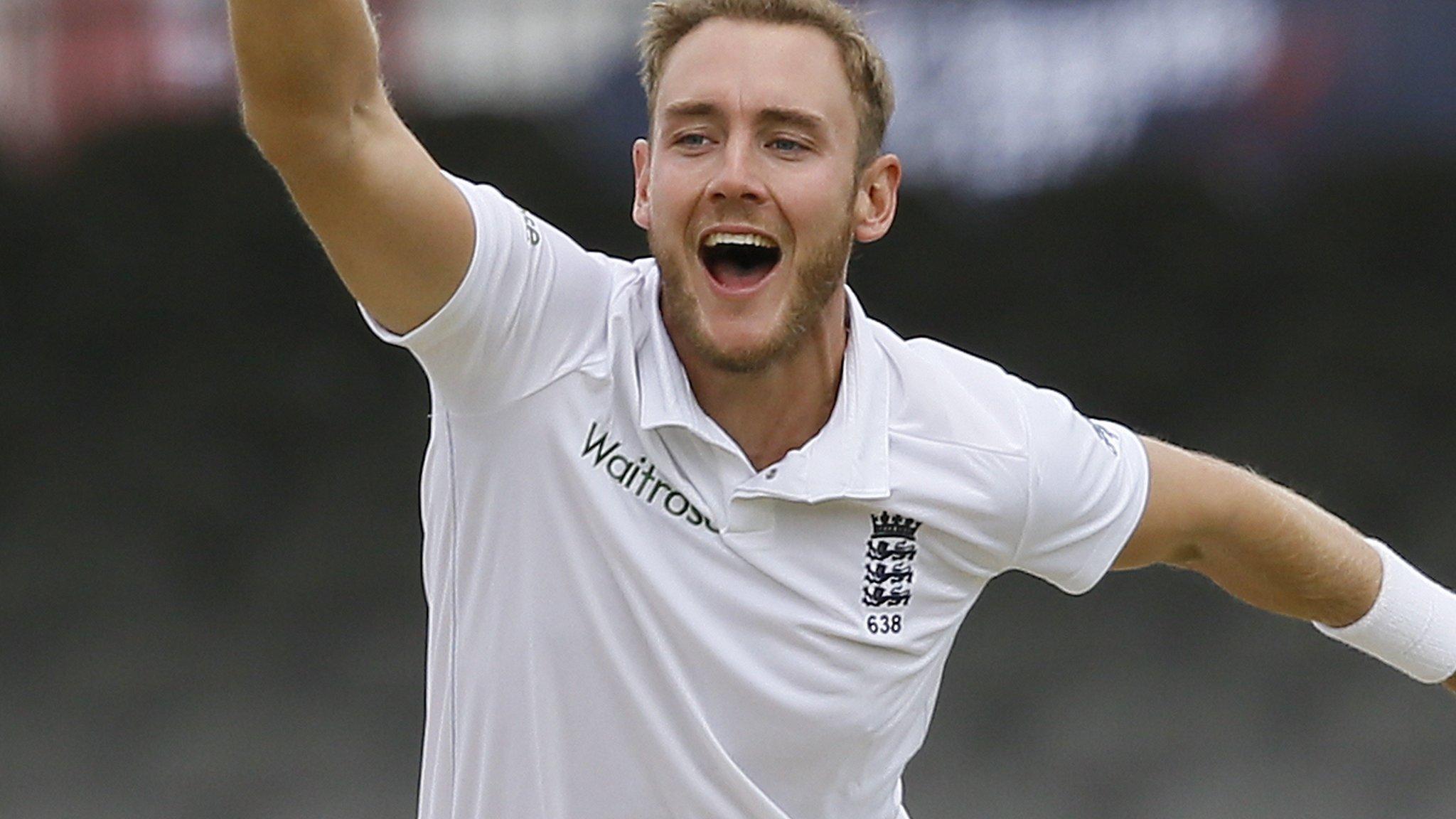 England bowler Stuart Broad